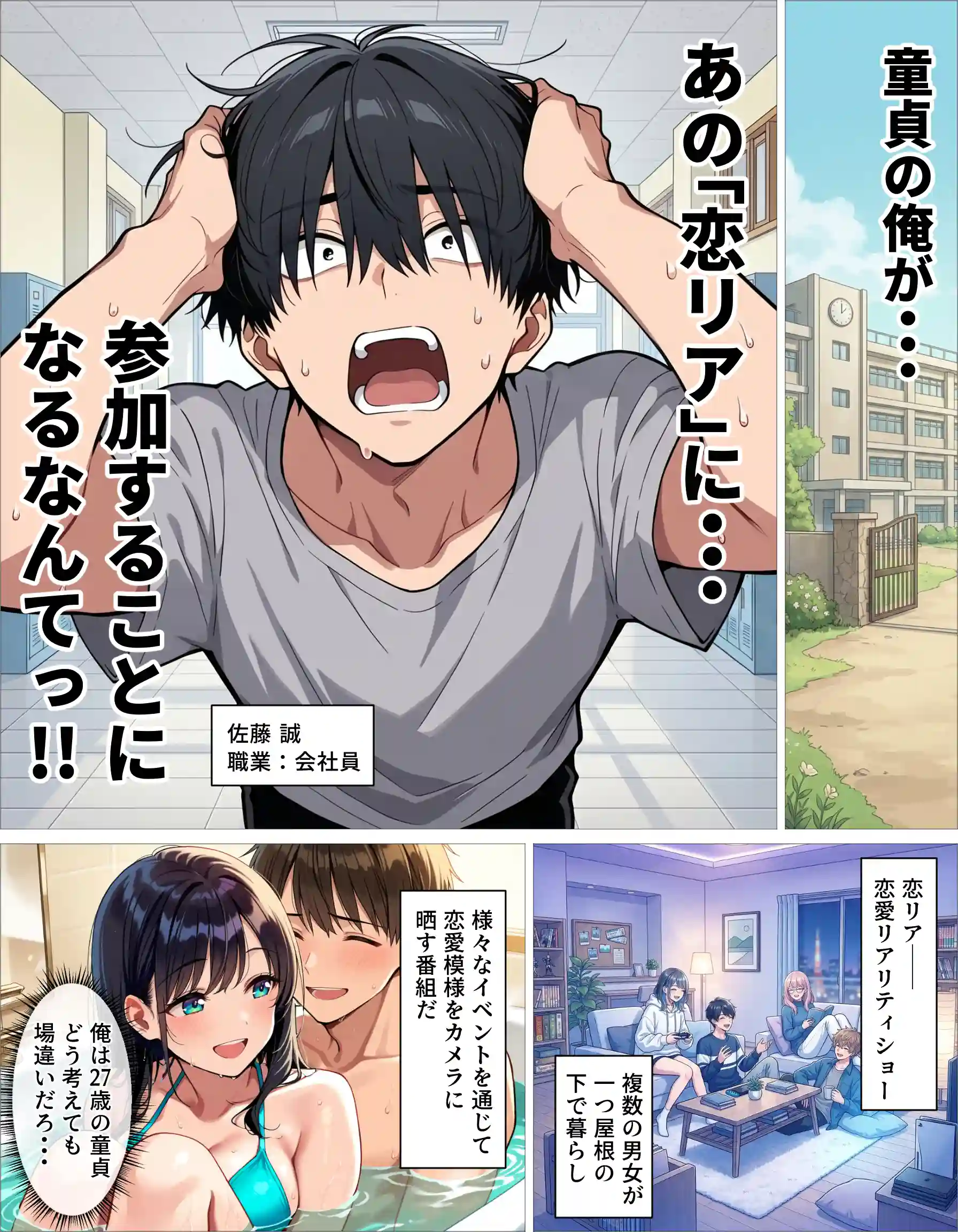 ギャル上等〜「セックスOK」の恋愛リアリティーショーで童貞が巨根無双する話〜 - 002