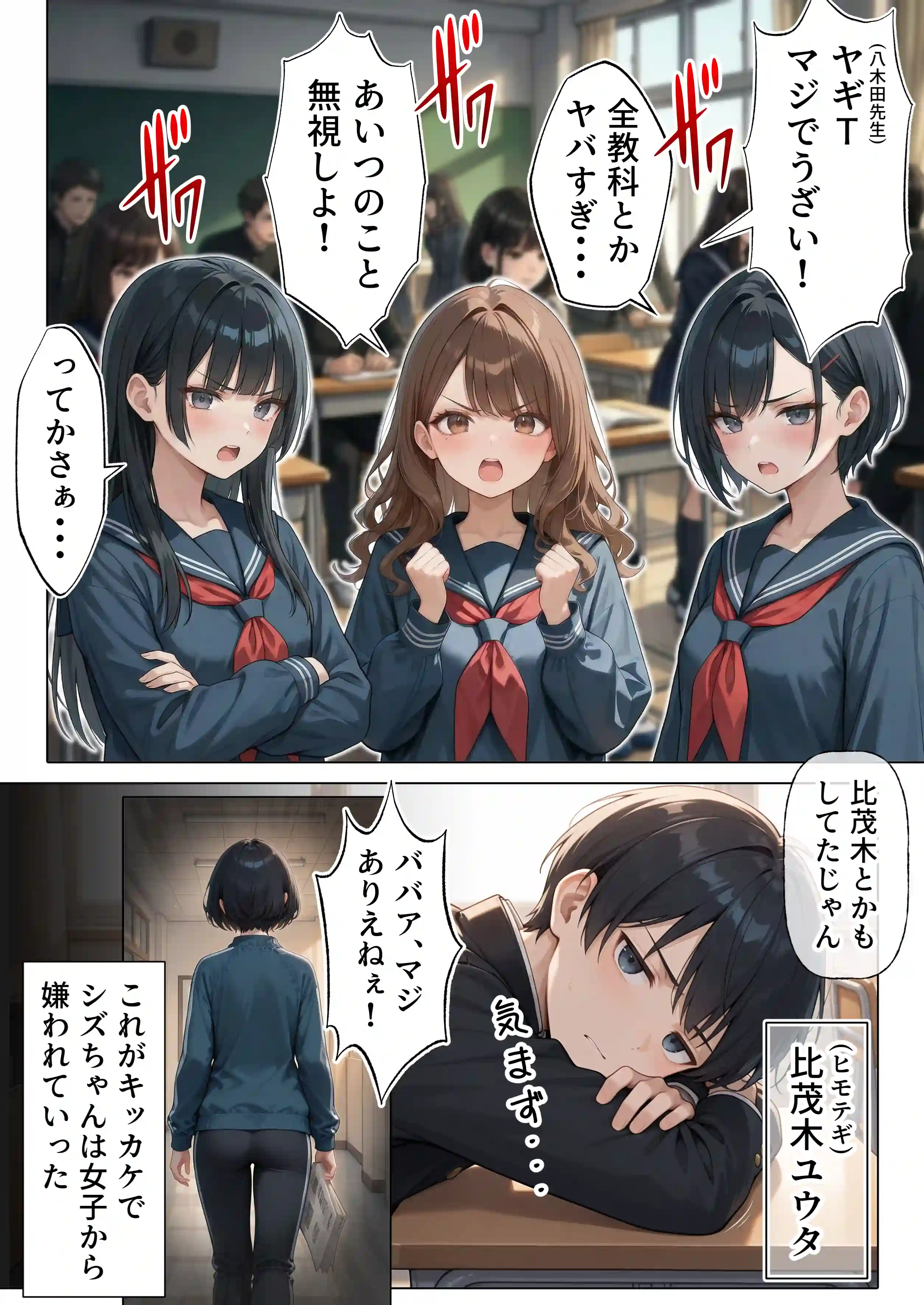 ジト目で地味な巨乳の担任を孕ませたい 担当科目:数学 バレー部顧問 独身 愛称:シズちゃん・ヤギT（30歳） - 021