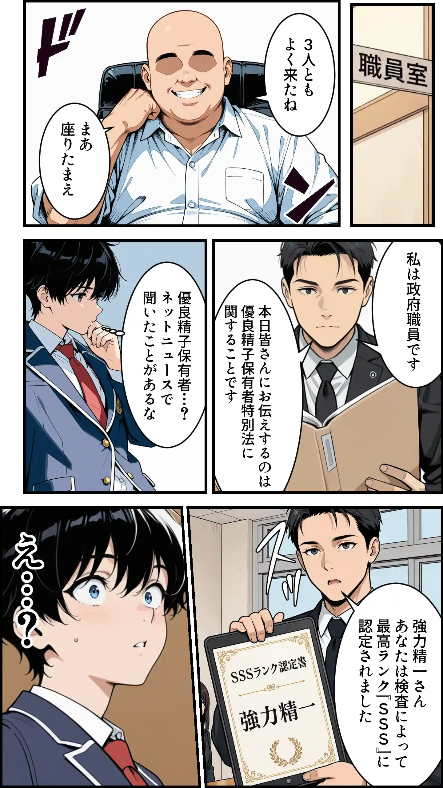 陰キャの俺がSSSランク優良精子保有者に選ばれたのでハーレム王になる話 〜いじめられっ子逆転劇〜 - 008