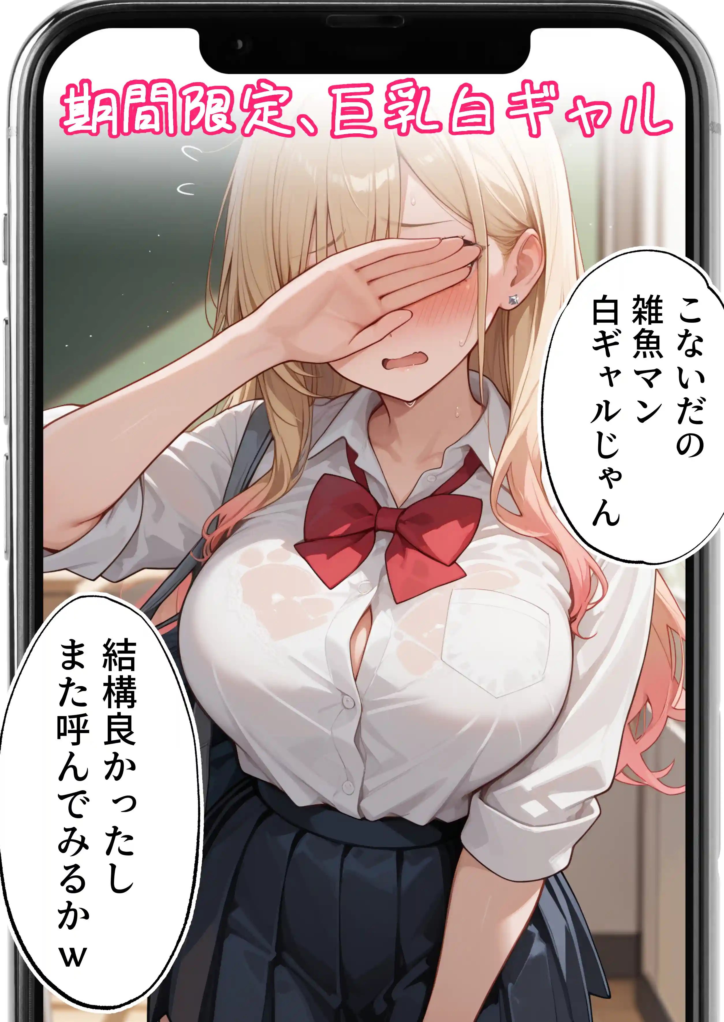 【続編:白ギャルJK2】ラブドール頼んだら、白ギャルJKが来た - 024