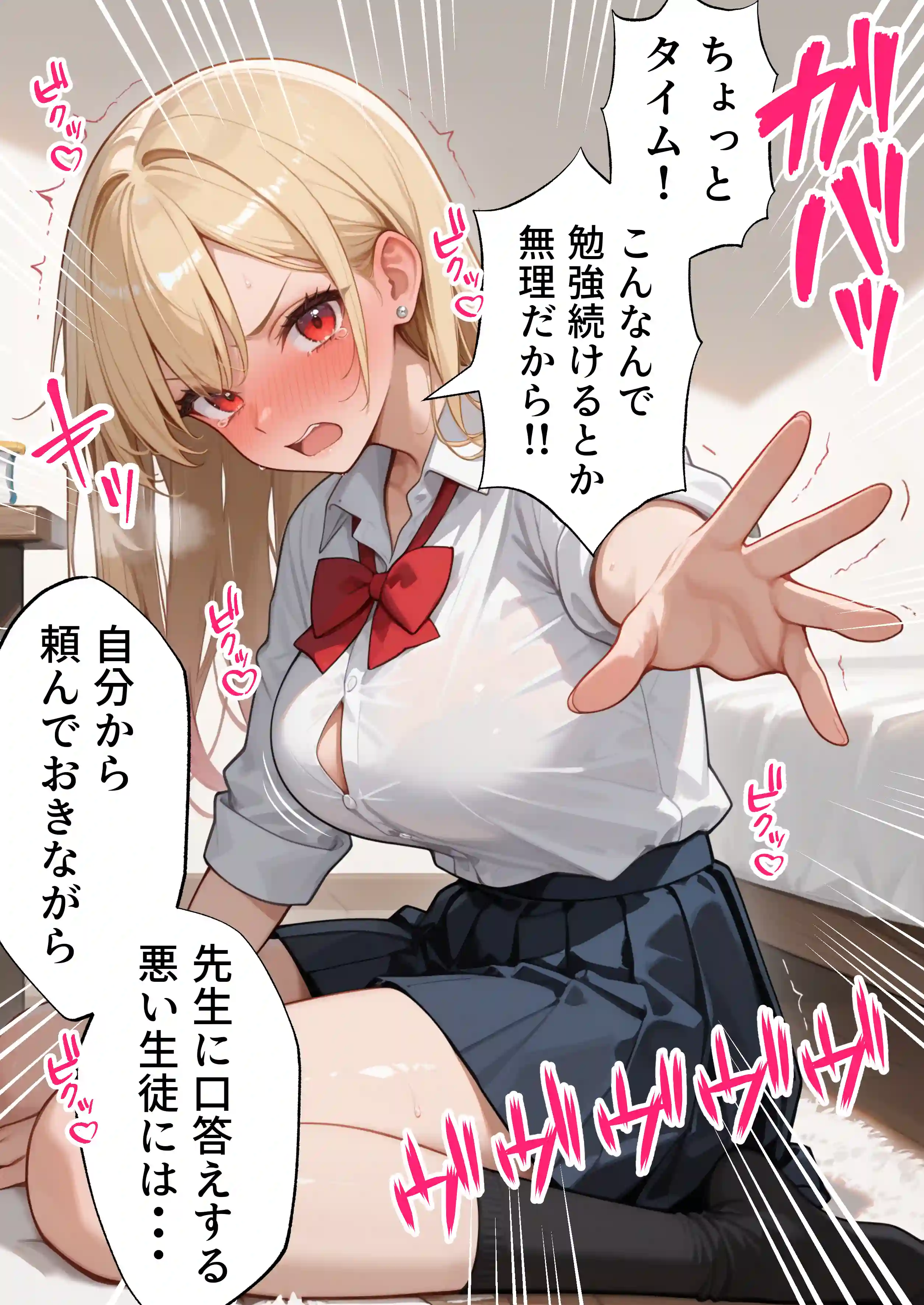 【続編:白ギャルJK2】ラブドール頼んだら、白ギャルJKが来た - 026