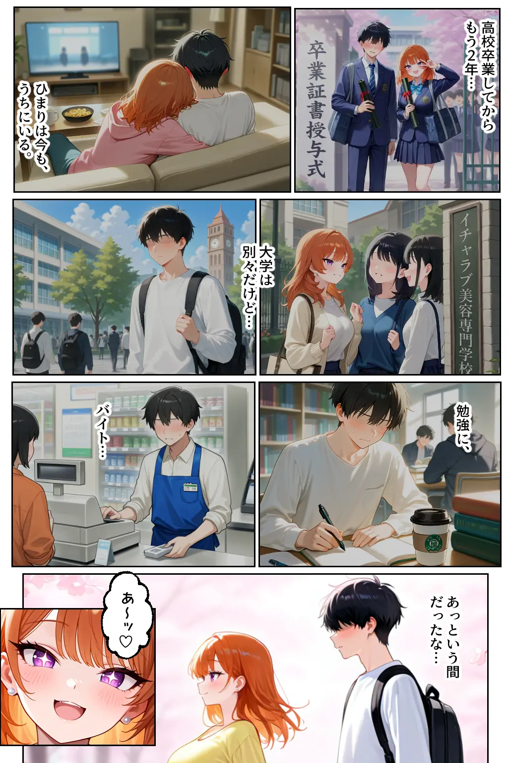 家出してきたクラスの人気ギャルが彼女になったら嫁になるまで何度も中出しHさせてくれた話 - 004