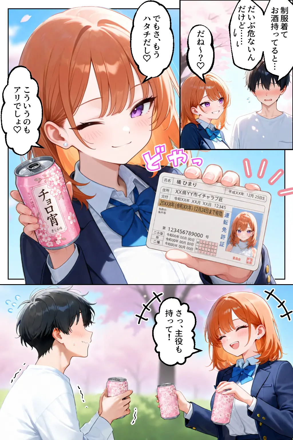 家出してきたクラスの人気ギャルが彼女になったら嫁になるまで何度も中出しHさせてくれた話 - 036