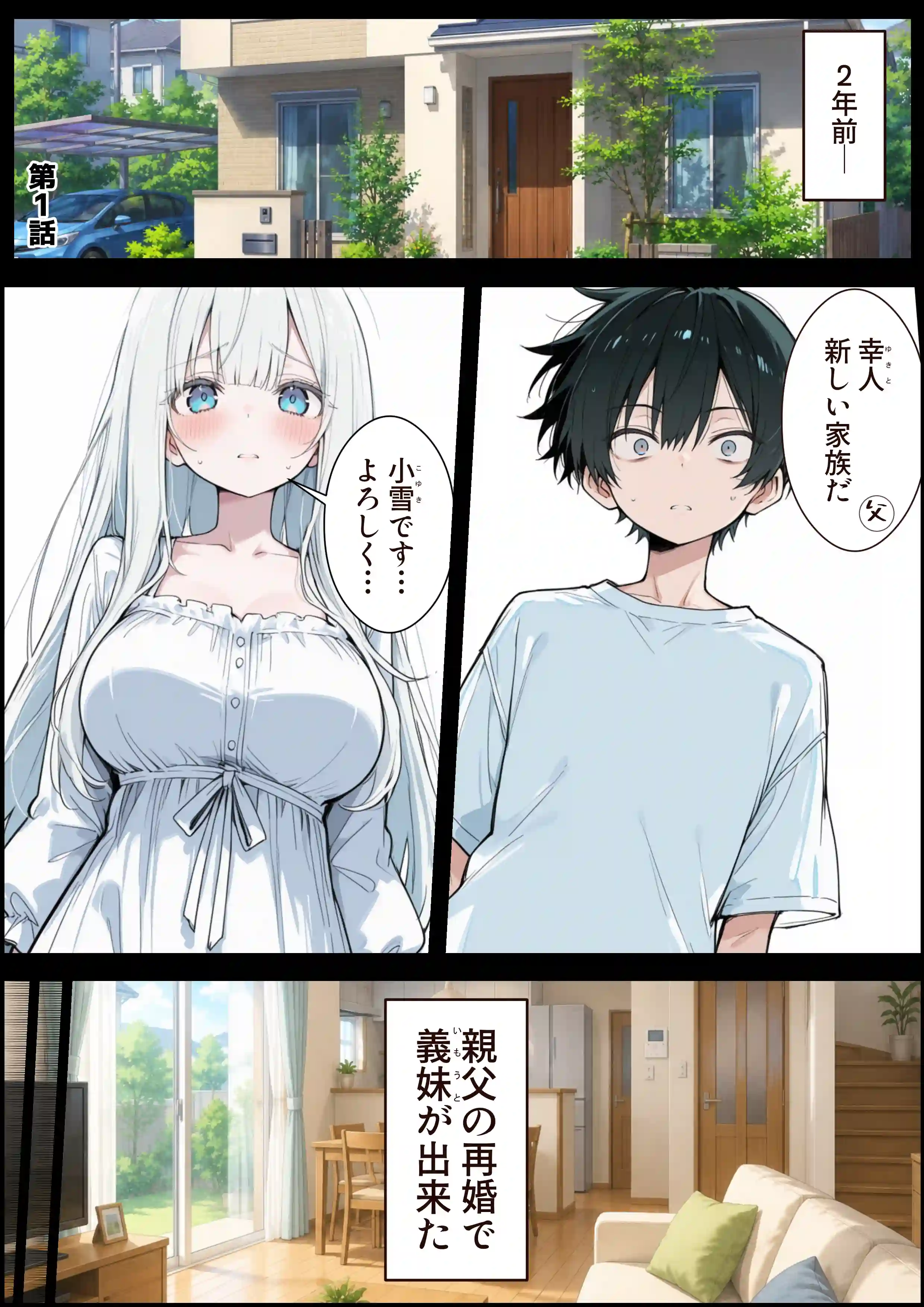 ブラコン義妹と義妹のギャル友達に搾られいちゃラブSEXする話 - 003