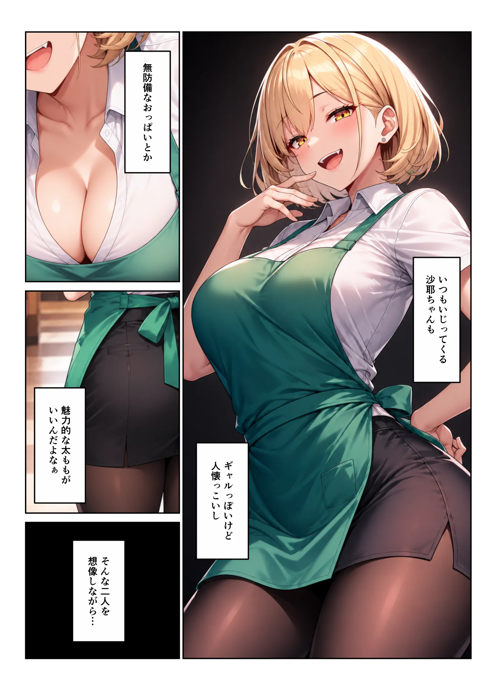 バイト先ハーレム 人妻＆ギャルとセックスしまくれた話 - 007