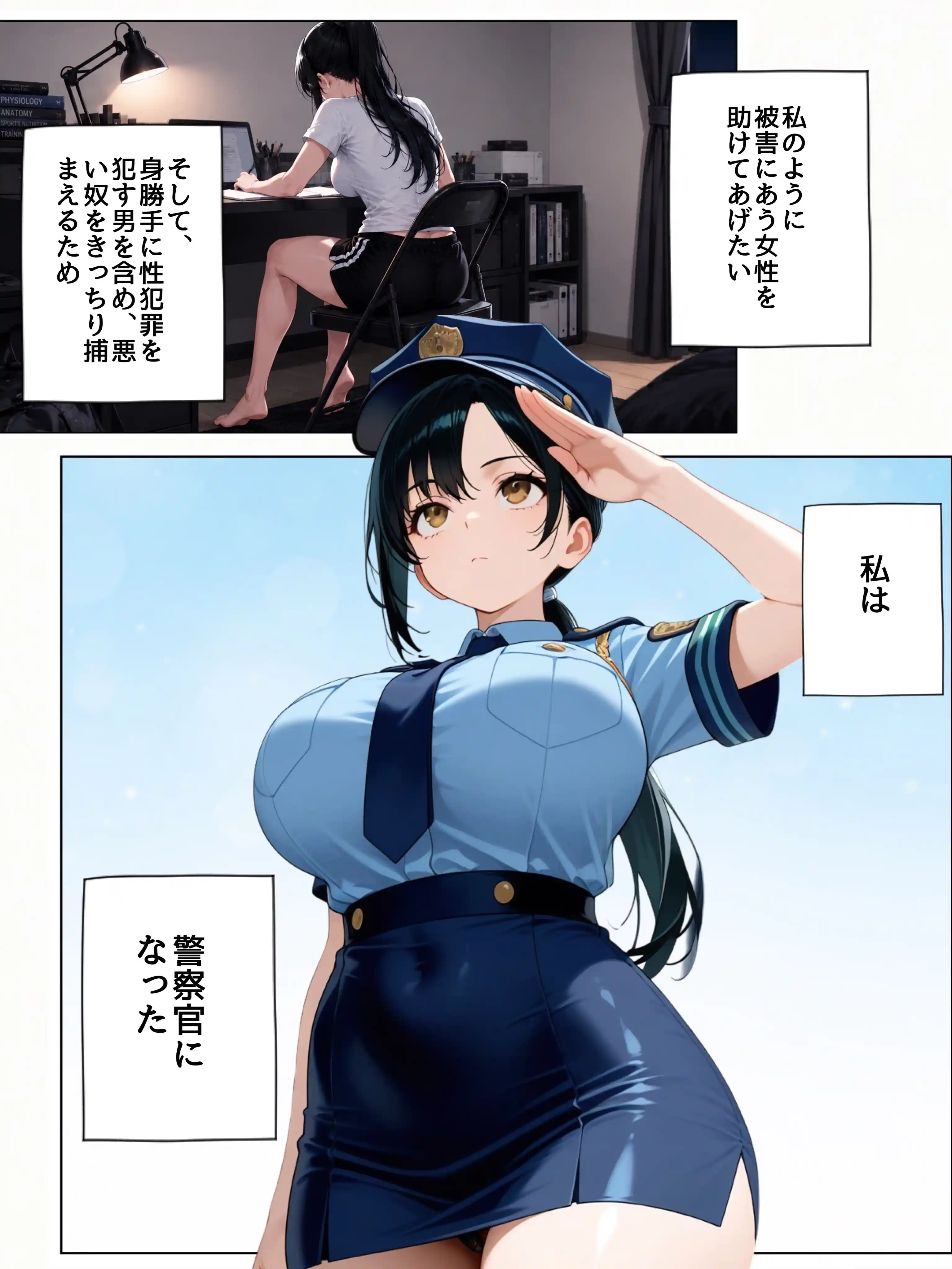 男嫌いな新卒警官を監×してマゾメス化させた結果 - 009