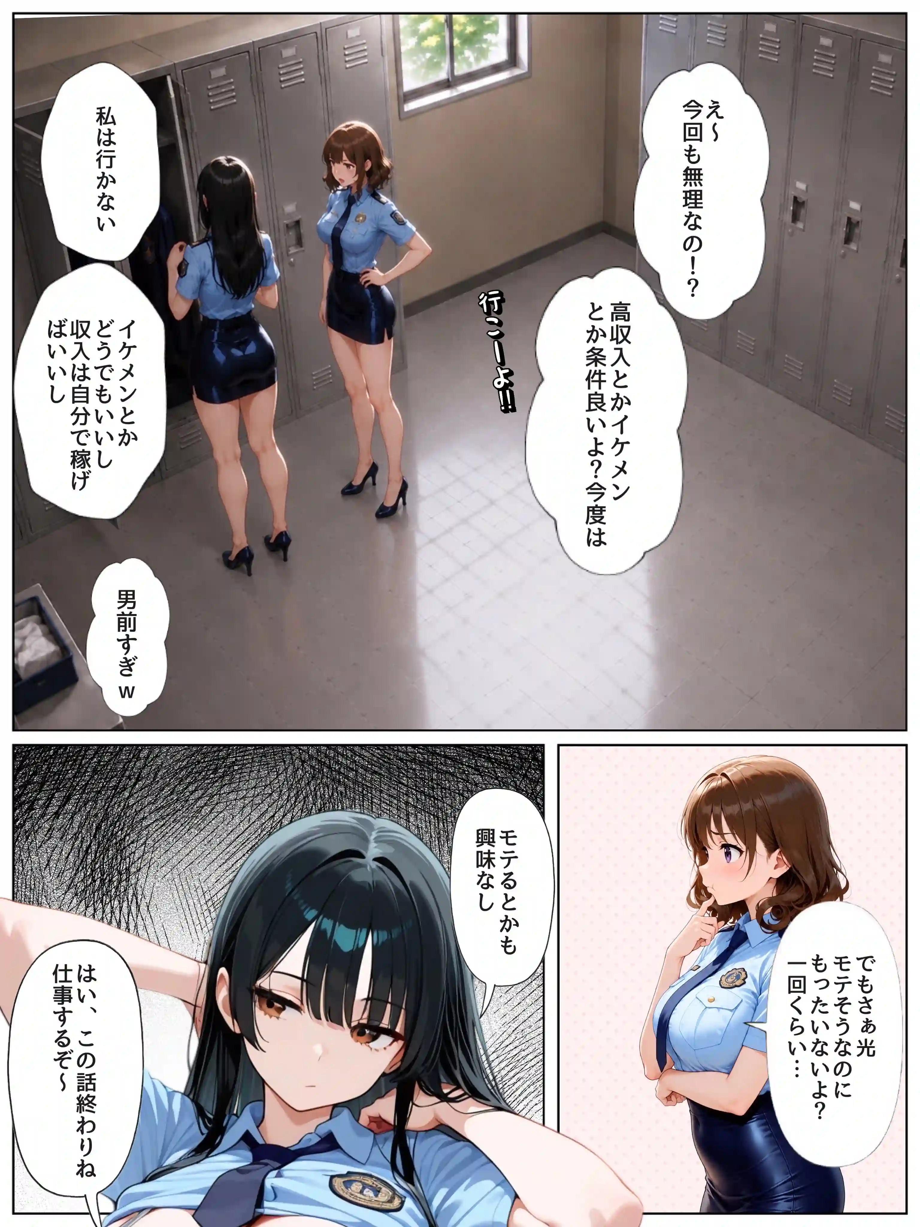 男嫌いな新卒警官を監×してマゾメス化させた結果 - 011