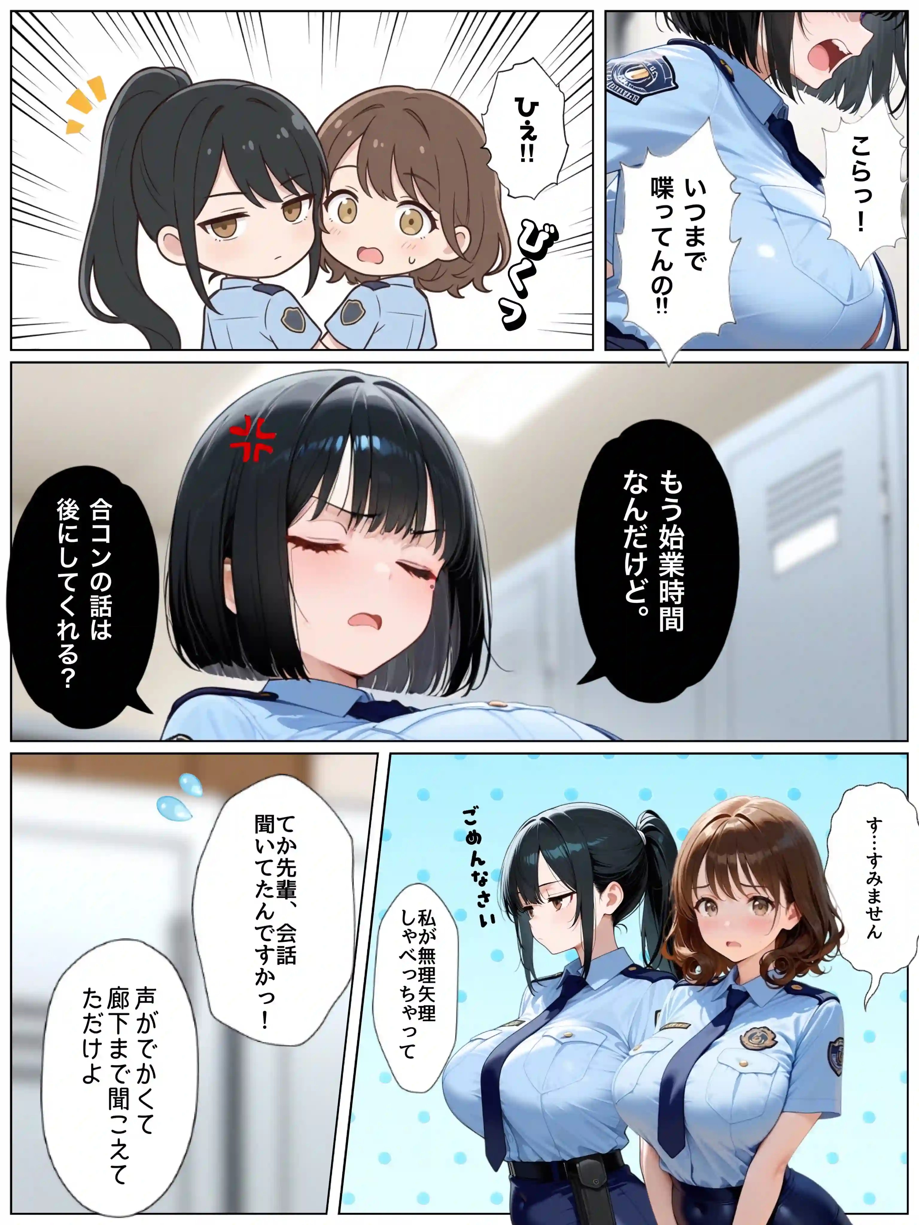 男嫌いな新卒警官を監×してマゾメス化させた結果 - 013