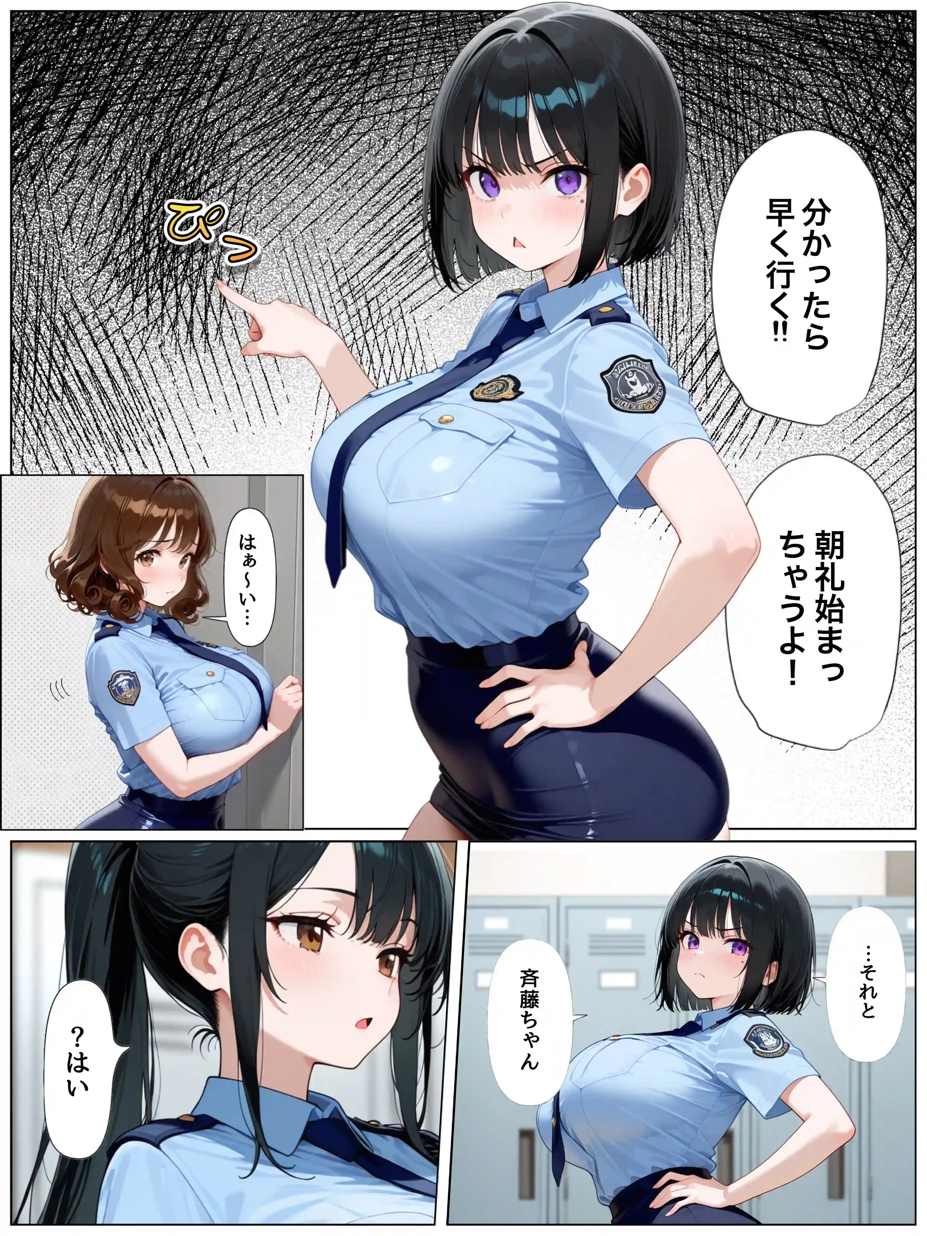 男嫌いな新卒警官を監×してマゾメス化させた結果 - 014