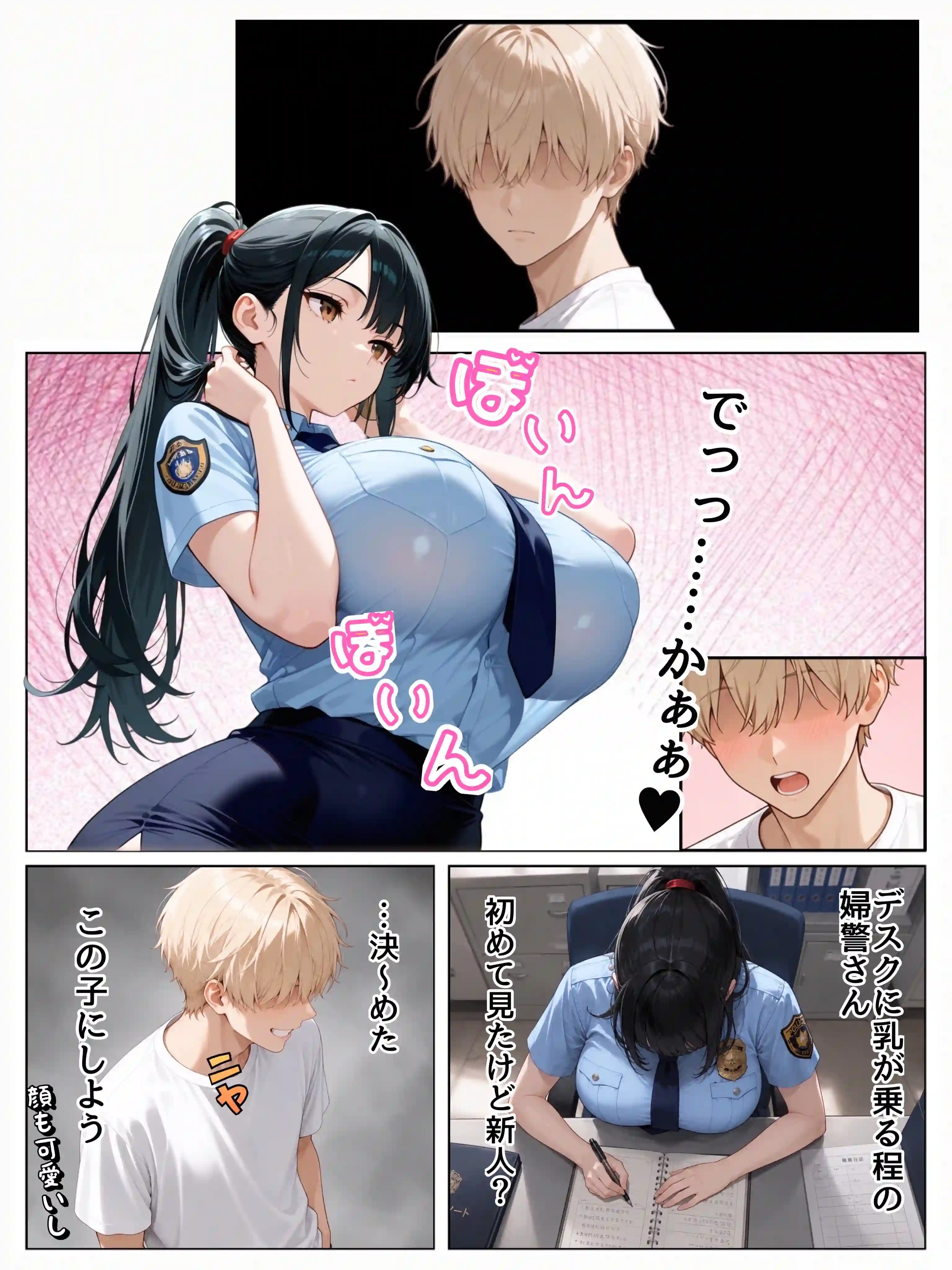 男嫌いな新卒警官を監×してマゾメス化させた結果 - 019