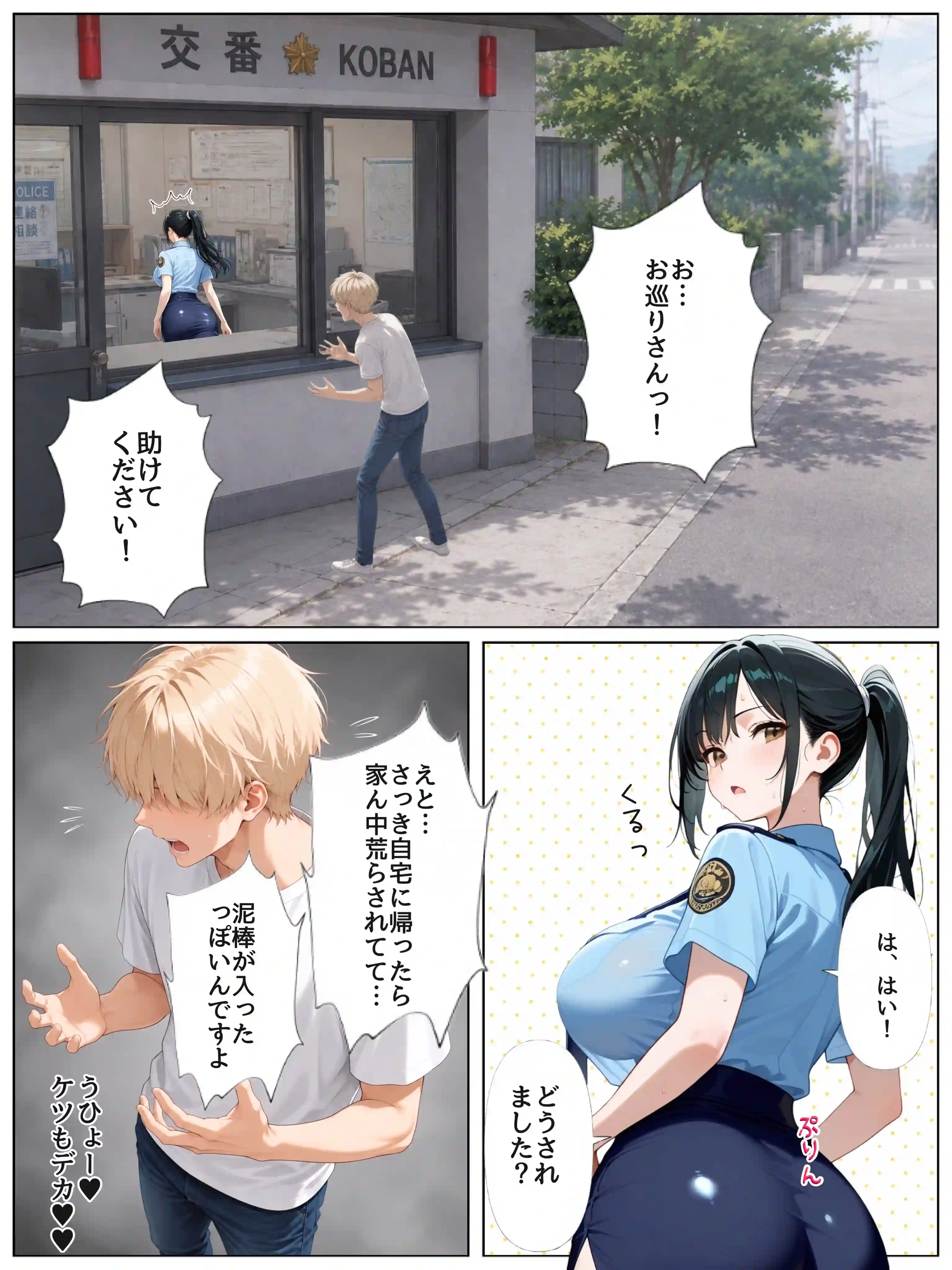 男嫌いな新卒警官を監×してマゾメス化させた結果 - 020