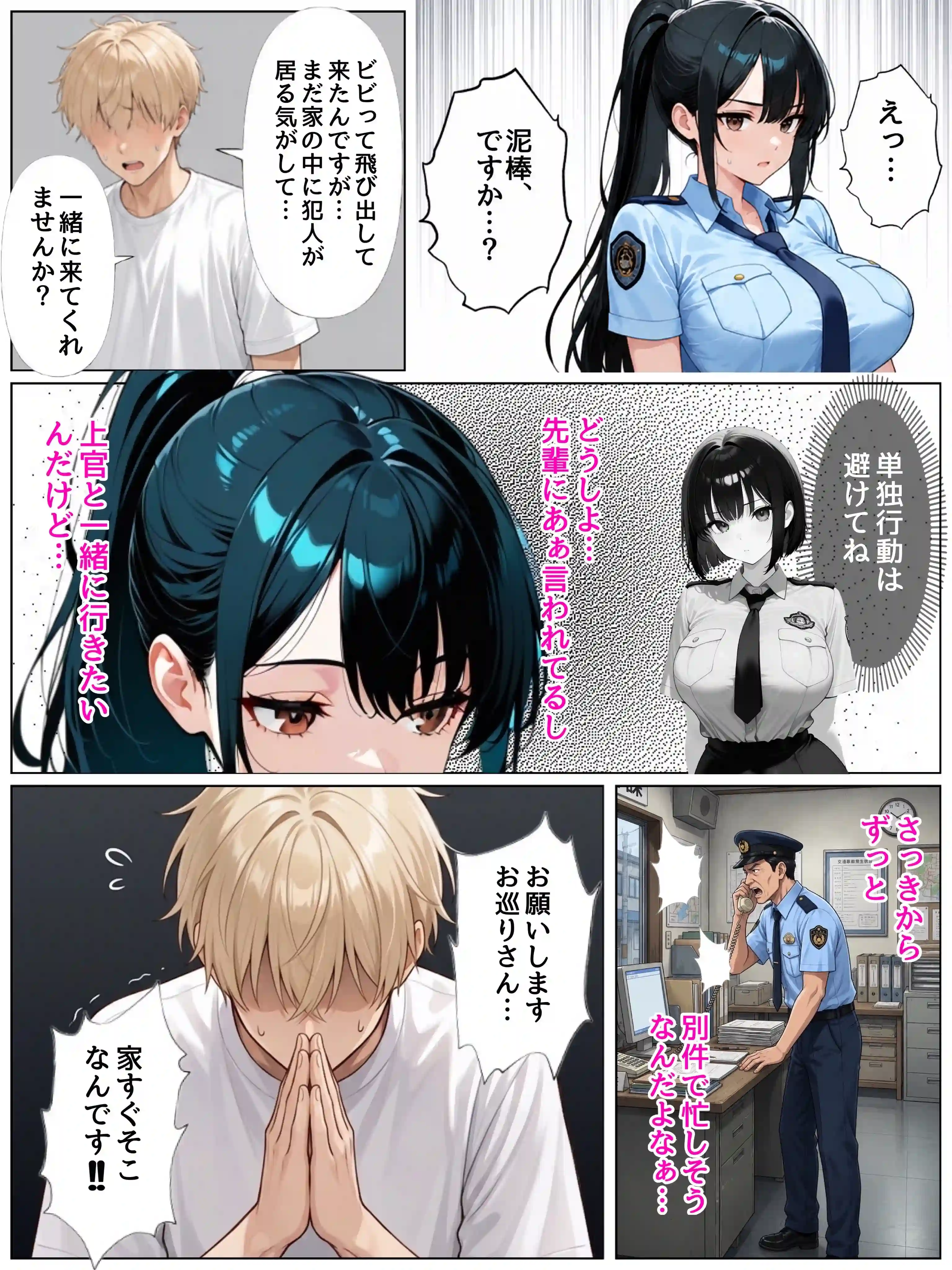 男嫌いな新卒警官を監×してマゾメス化させた結果 - 021