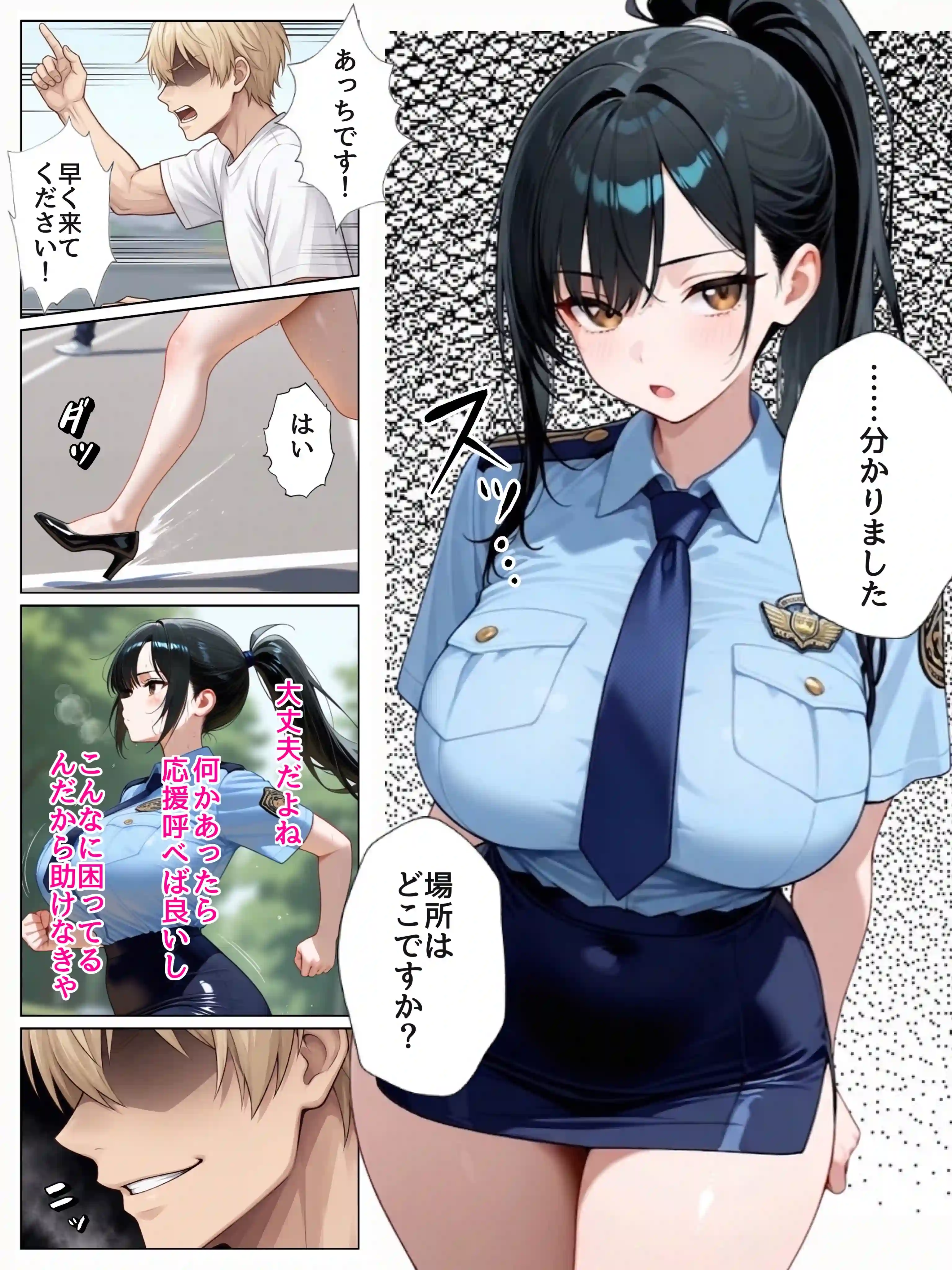 男嫌いな新卒警官を監×してマゾメス化させた結果 - 022