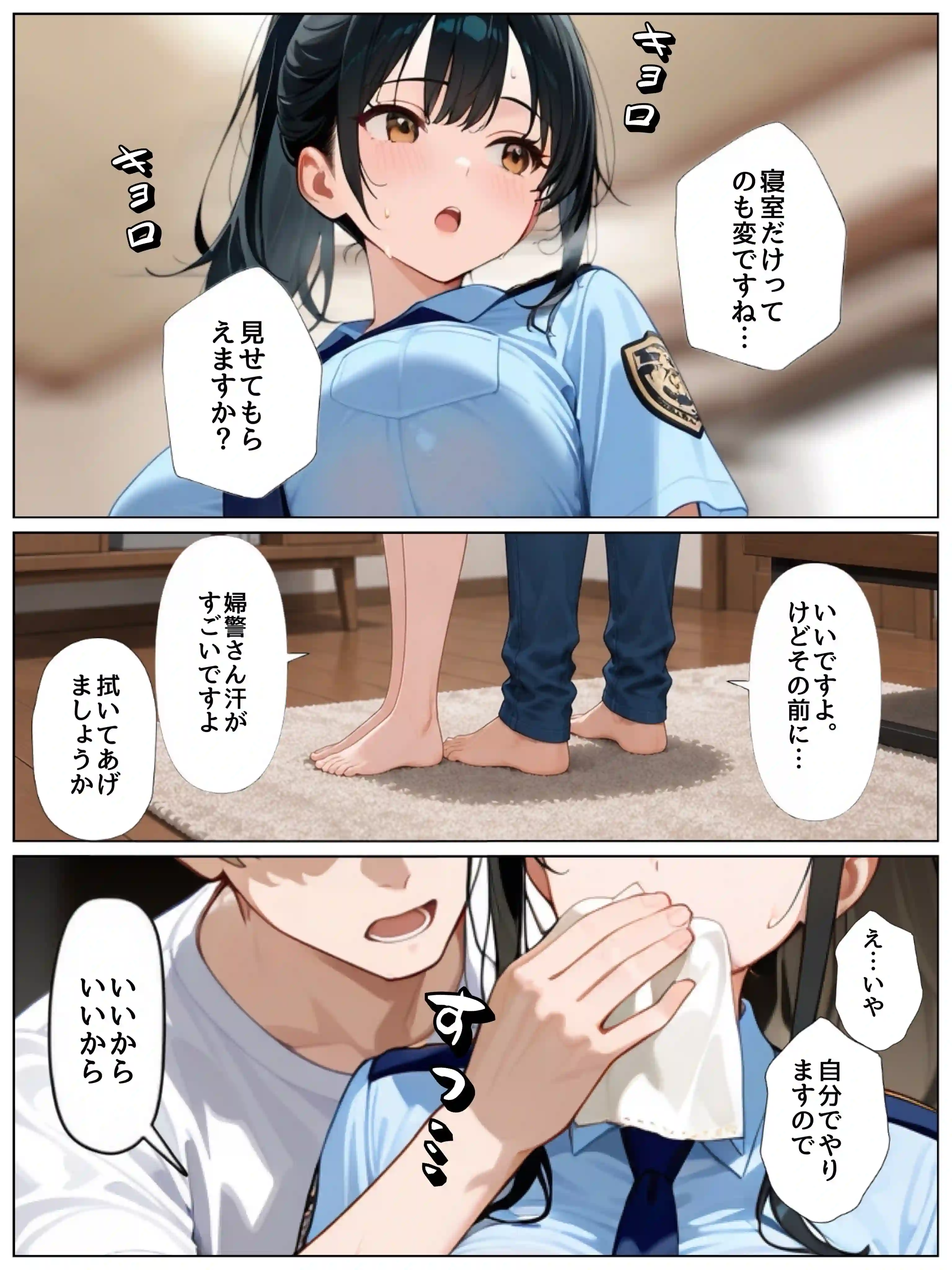 男嫌いな新卒警官を監×してマゾメス化させた結果 - 025