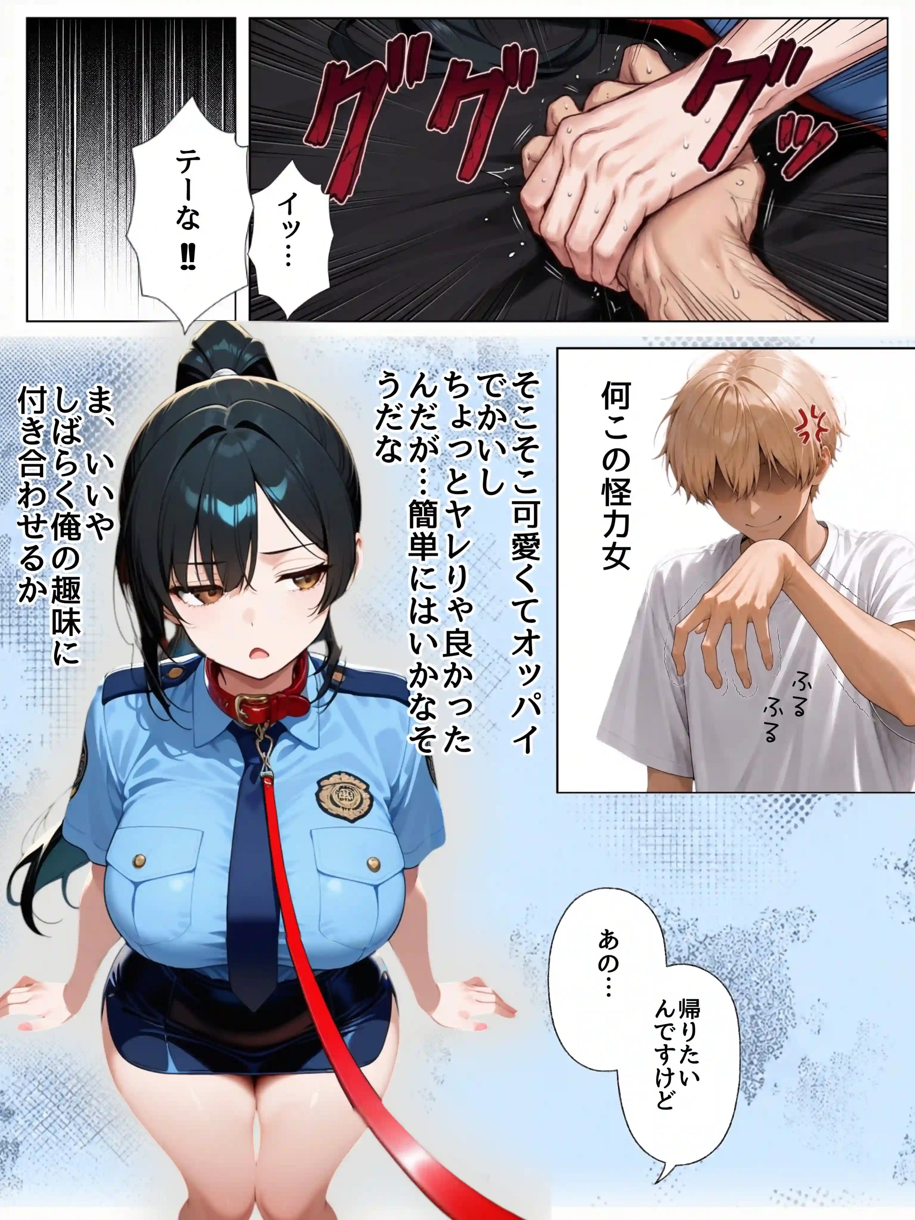 男嫌いな新卒警官を監×してマゾメス化させた結果 - 037