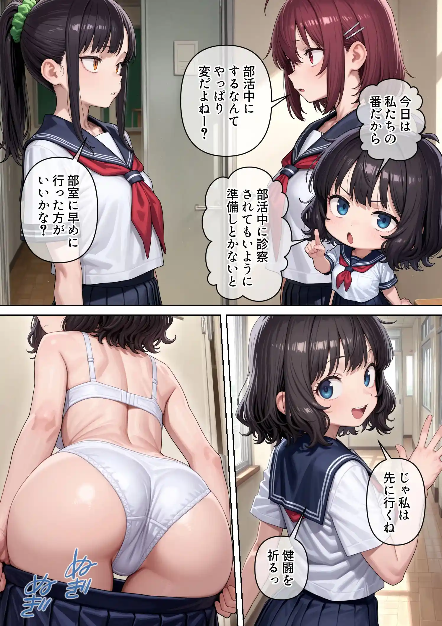 妹のクラスの身体検査に潜入してみた3 - 015