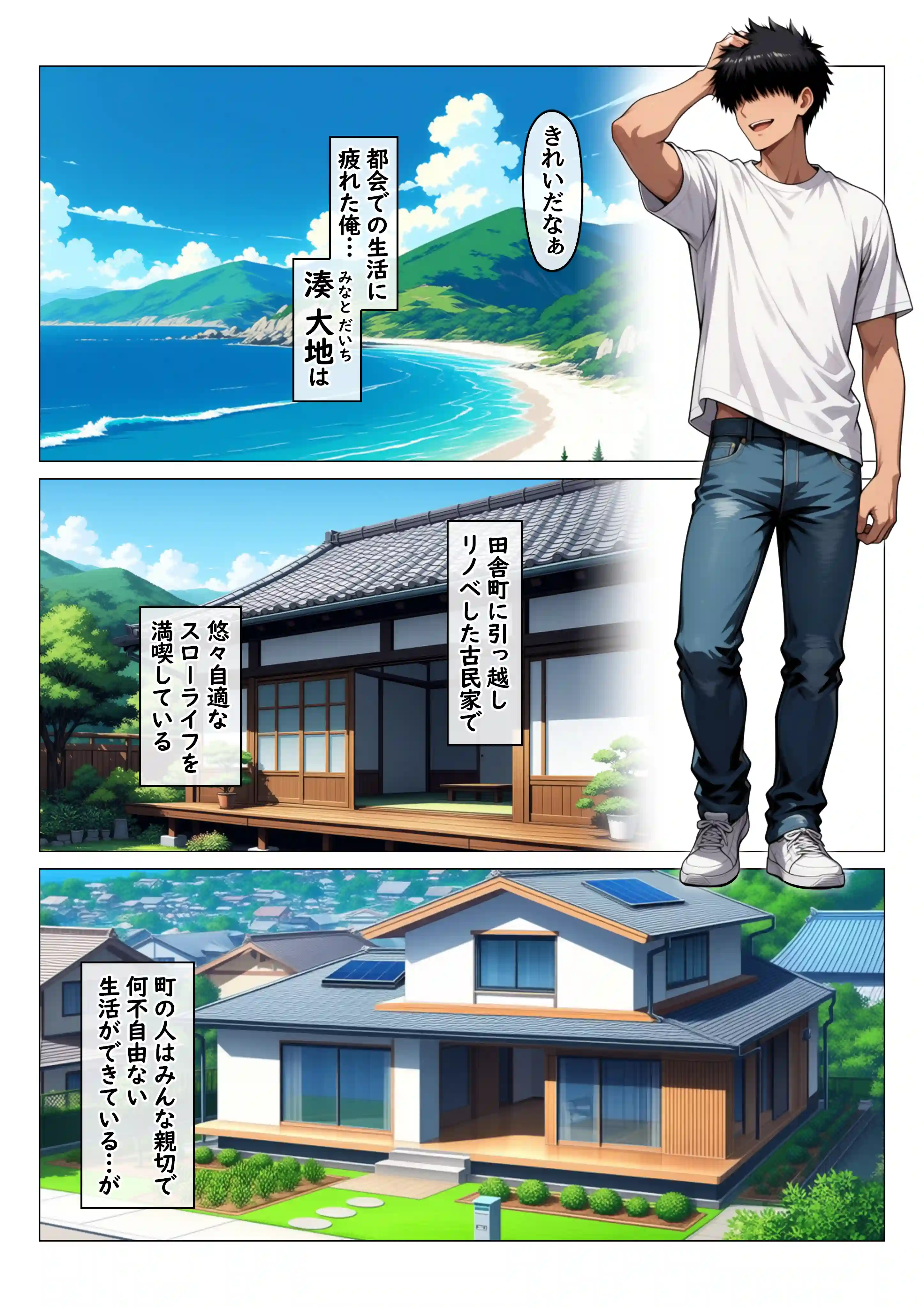 田舎町のどすけべおばさん達とハーレムスローライフ - 008