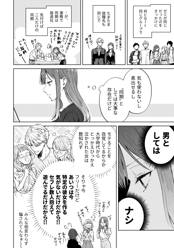 セフレはアリ、恋はナシ！のはずが、遊び人同期が本気で落としにきます - 005