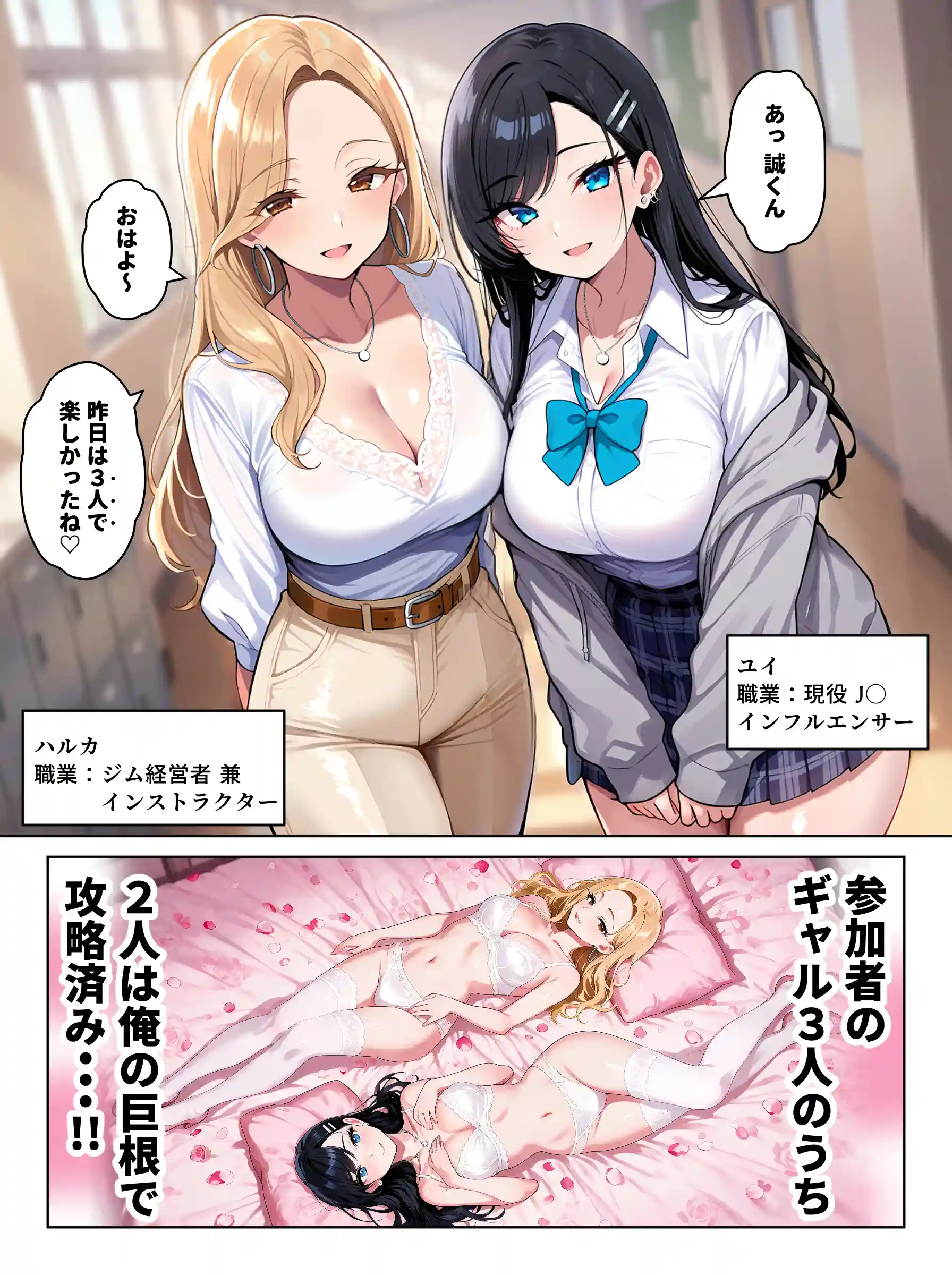 ギャル上等〜「セックスOK」の恋愛リアリティーショーで童貞がハーレム王になる話〜 - 004
