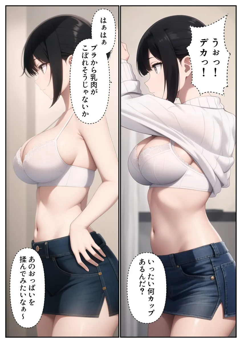 爆乳陰キャ妹に一緒にお風呂に入ろうとお願いしてみた結果 - 005