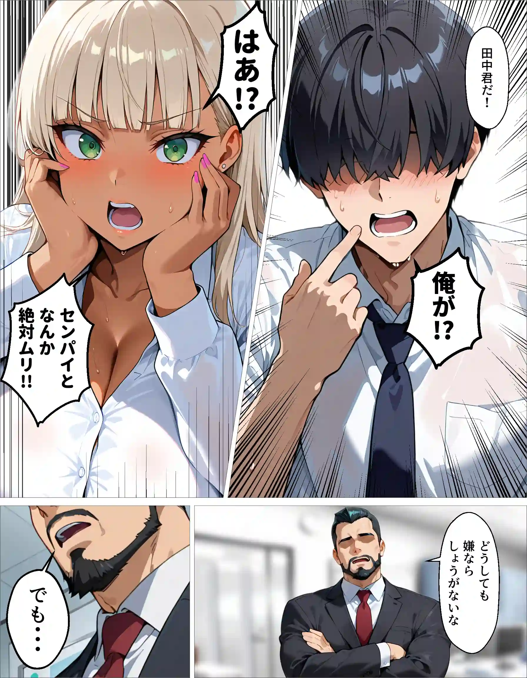 新卒の黒ギャルが「きも…」って言いながら搾精してくれる話 - 014