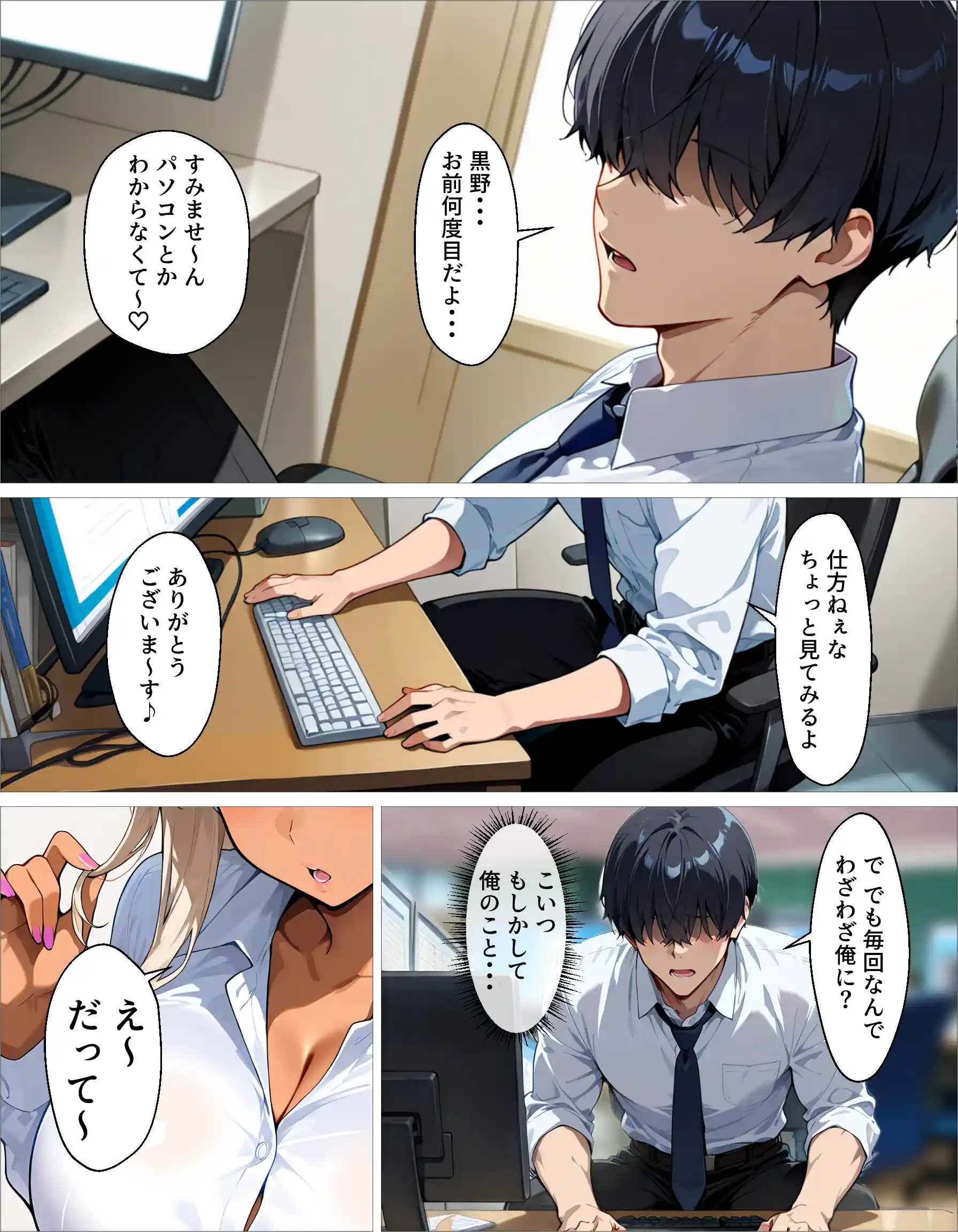 新卒の黒ギャルが「きも…」って言いながら搾精してくれる話 - 022