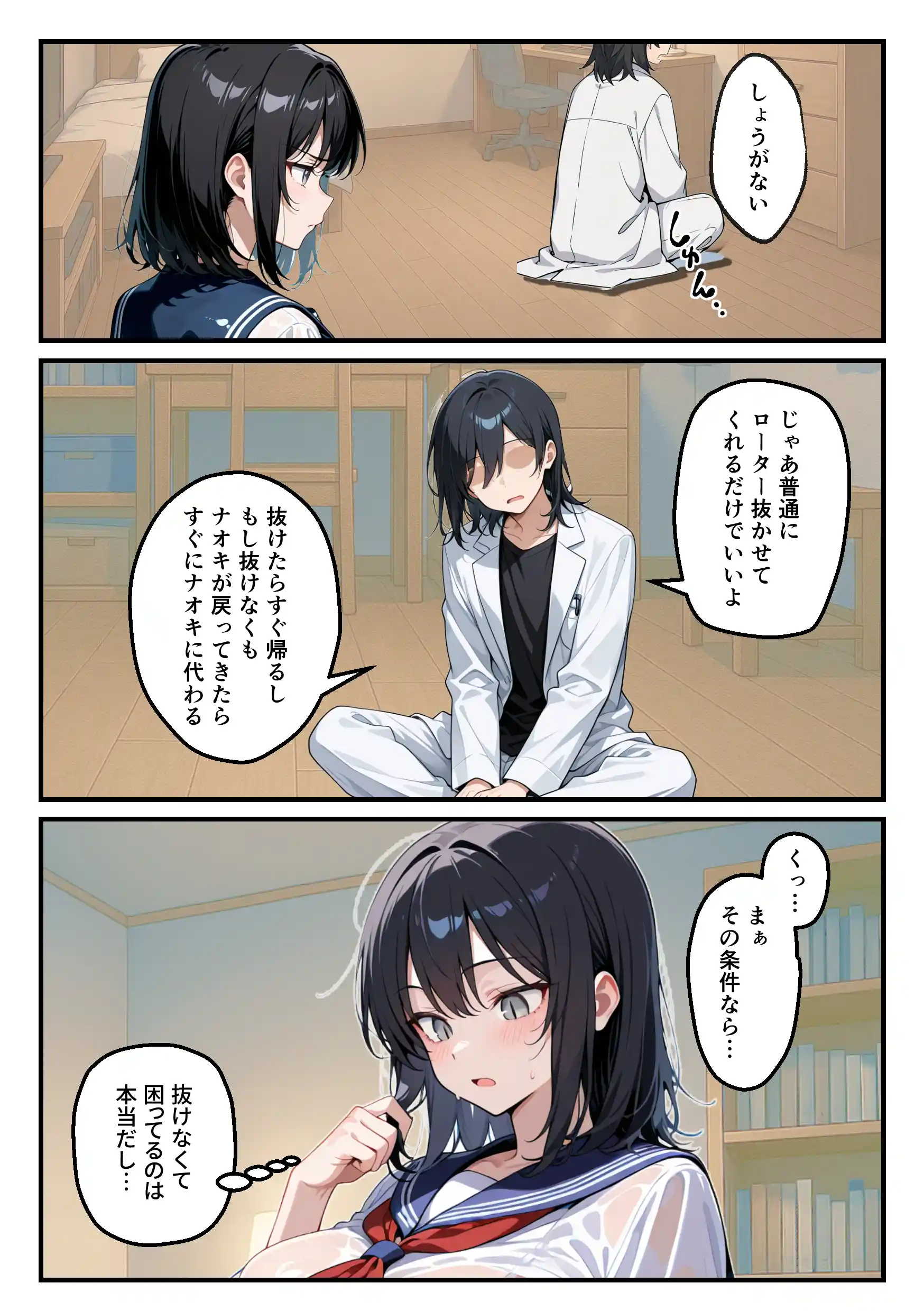 【朗報】彼氏持ち生徒会長さん、ローターが抜けなくなってしまう - 010