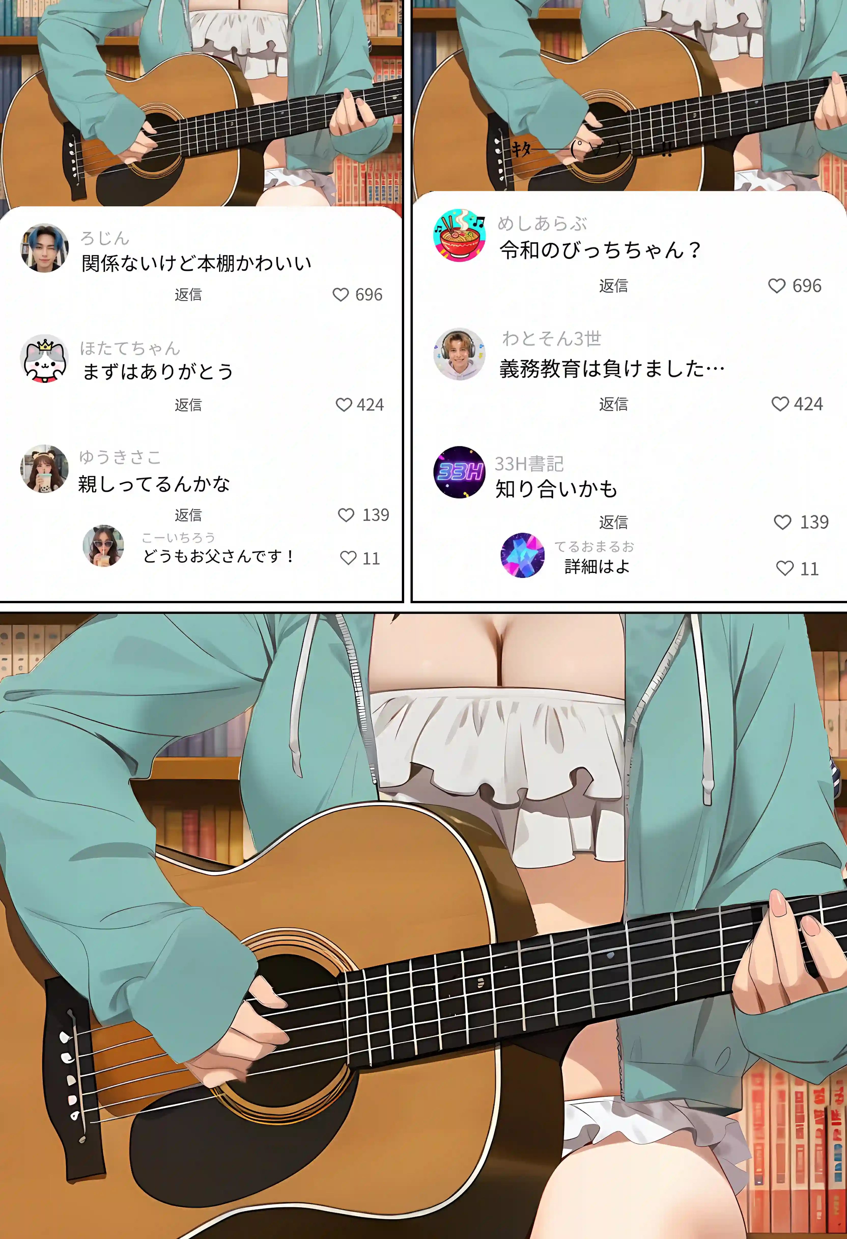 【裏実話】承認欲求に負けた歌好き陰キャkana.（18）、エロ垢転生で担任に身バレ→人生終了のお知らせ?（＾o＾）/www - 040