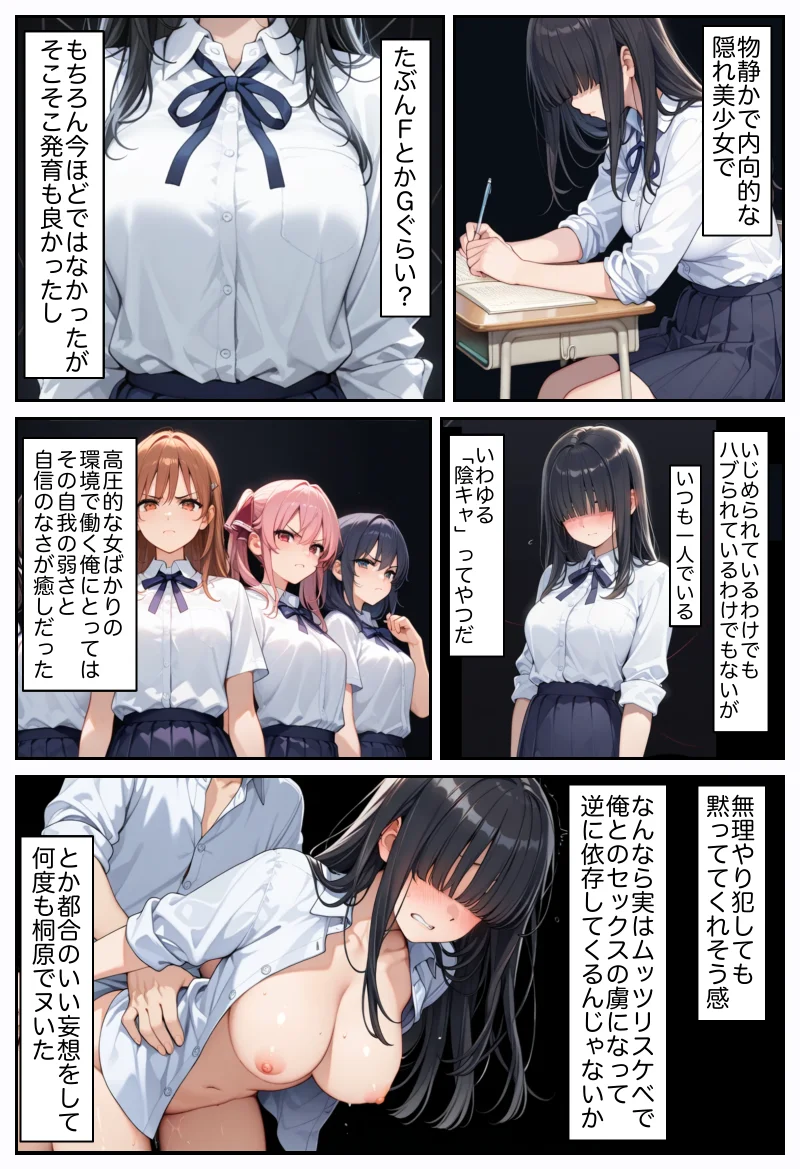 俺しか勃起できない世界 〜Kカップ爆乳陰キャ教え子生オナホ化計画〜 - 037