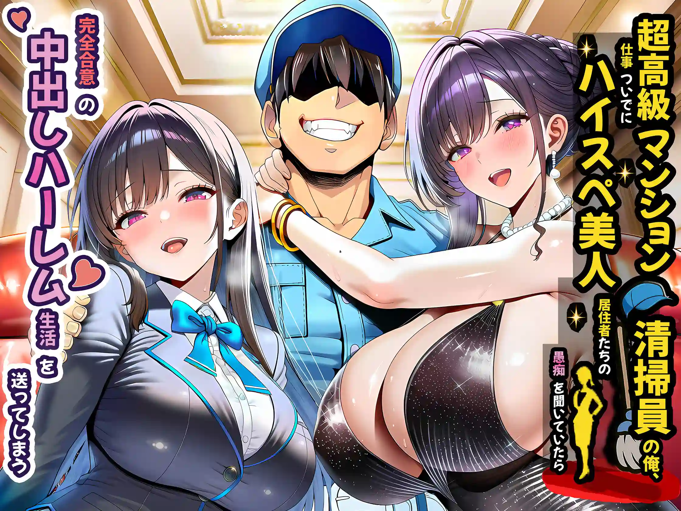 超高級マンション清掃員の俺、仕事ついでにハイスペ美人居住者たちの愚痴を聞いていたら完全合意の中出しハーレム生活を送ってしまう - 012