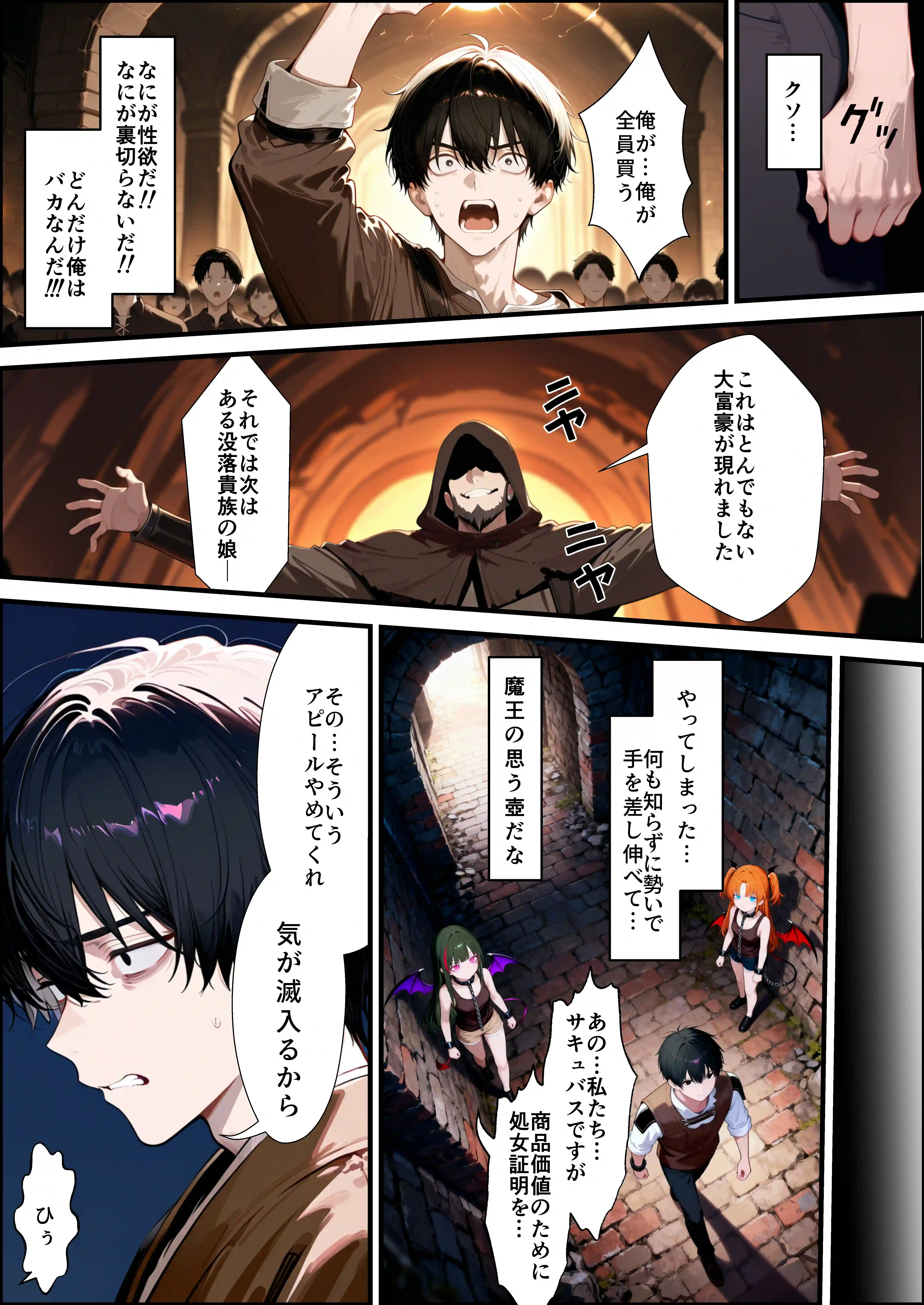 奴◯サキュバスを救って娘同然に育てたらヤンデレになって処女を捧げてきた - 015