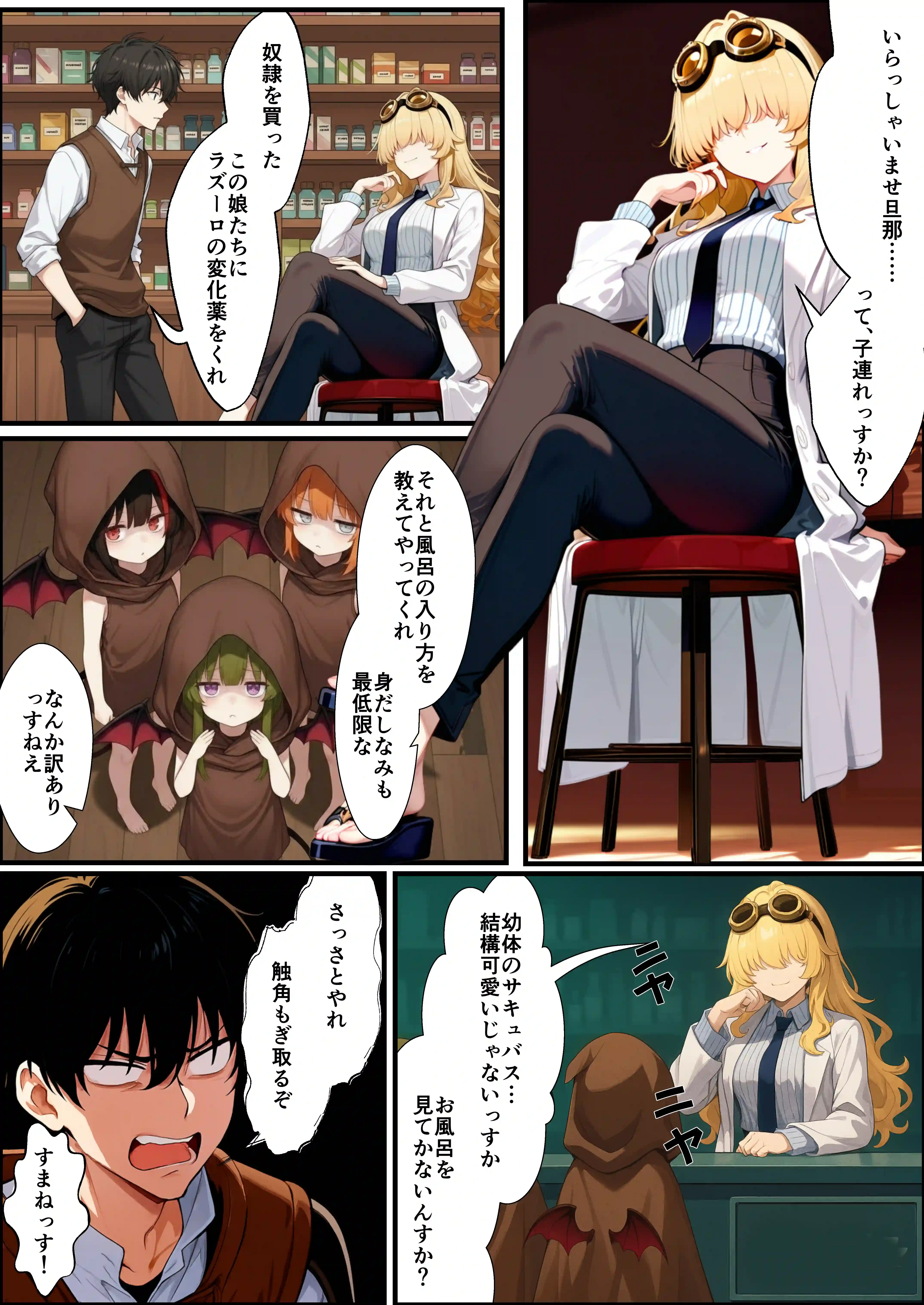 奴◯サキュバスを救って娘同然に育てたらヤンデレになって処女を捧げてきた - 023