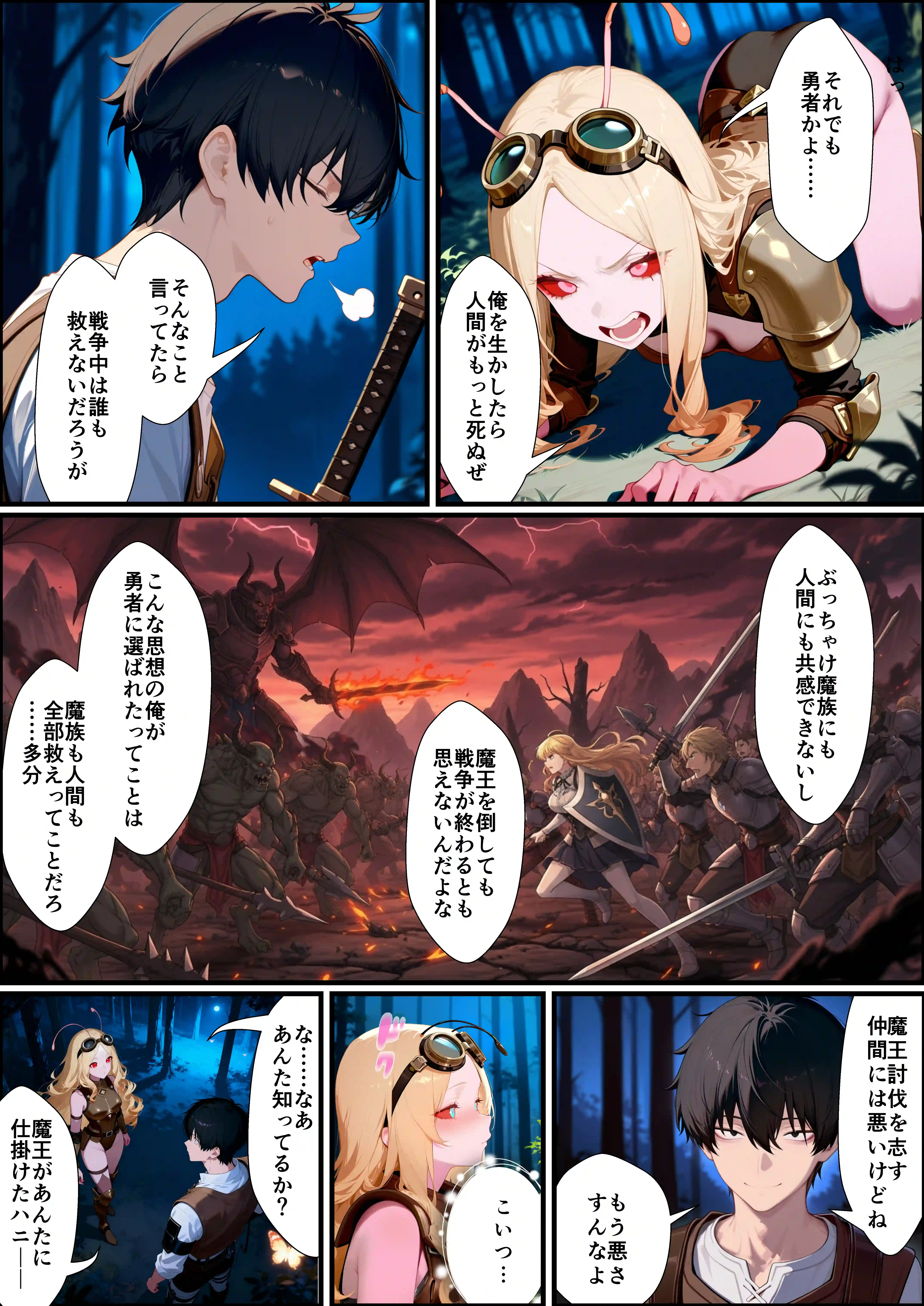 奴◯サキュバスを救って娘同然に育てたらヤンデレになって処女を捧げてきた - 025