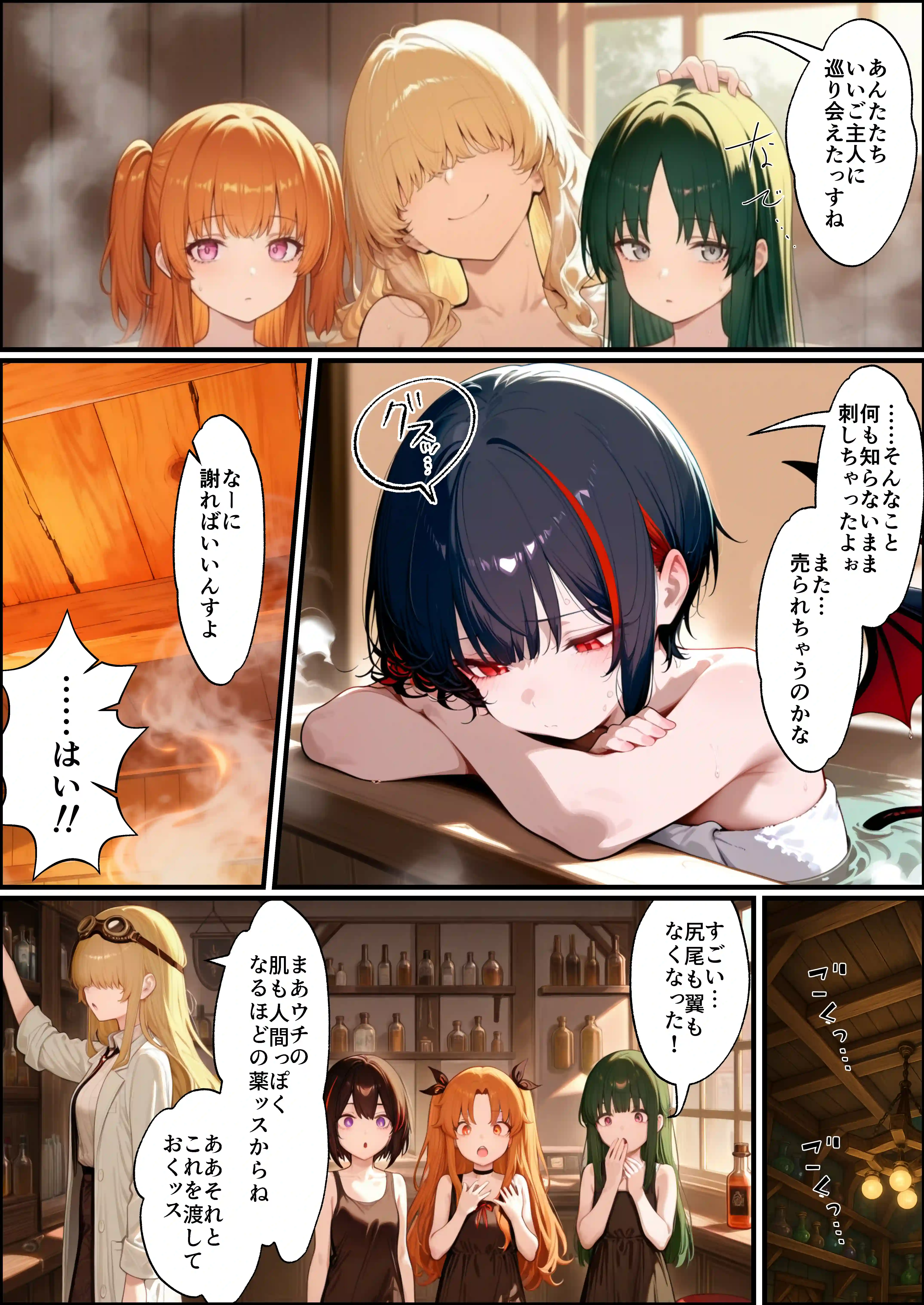 奴◯サキュバスを救って娘同然に育てたらヤンデレになって処女を捧げてきた - 027