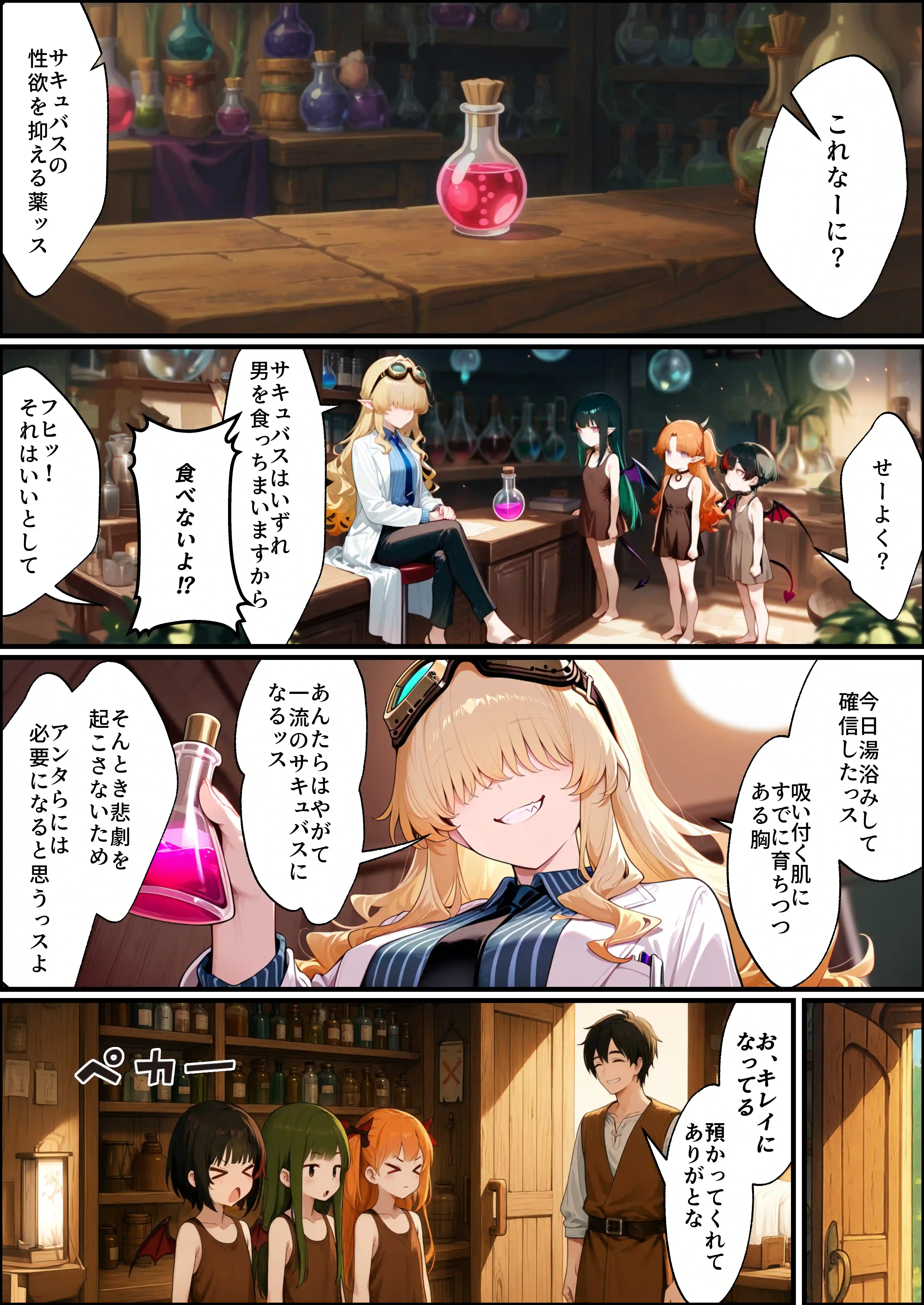 奴◯サキュバスを救って娘同然に育てたらヤンデレになって処女を捧げてきた - 028