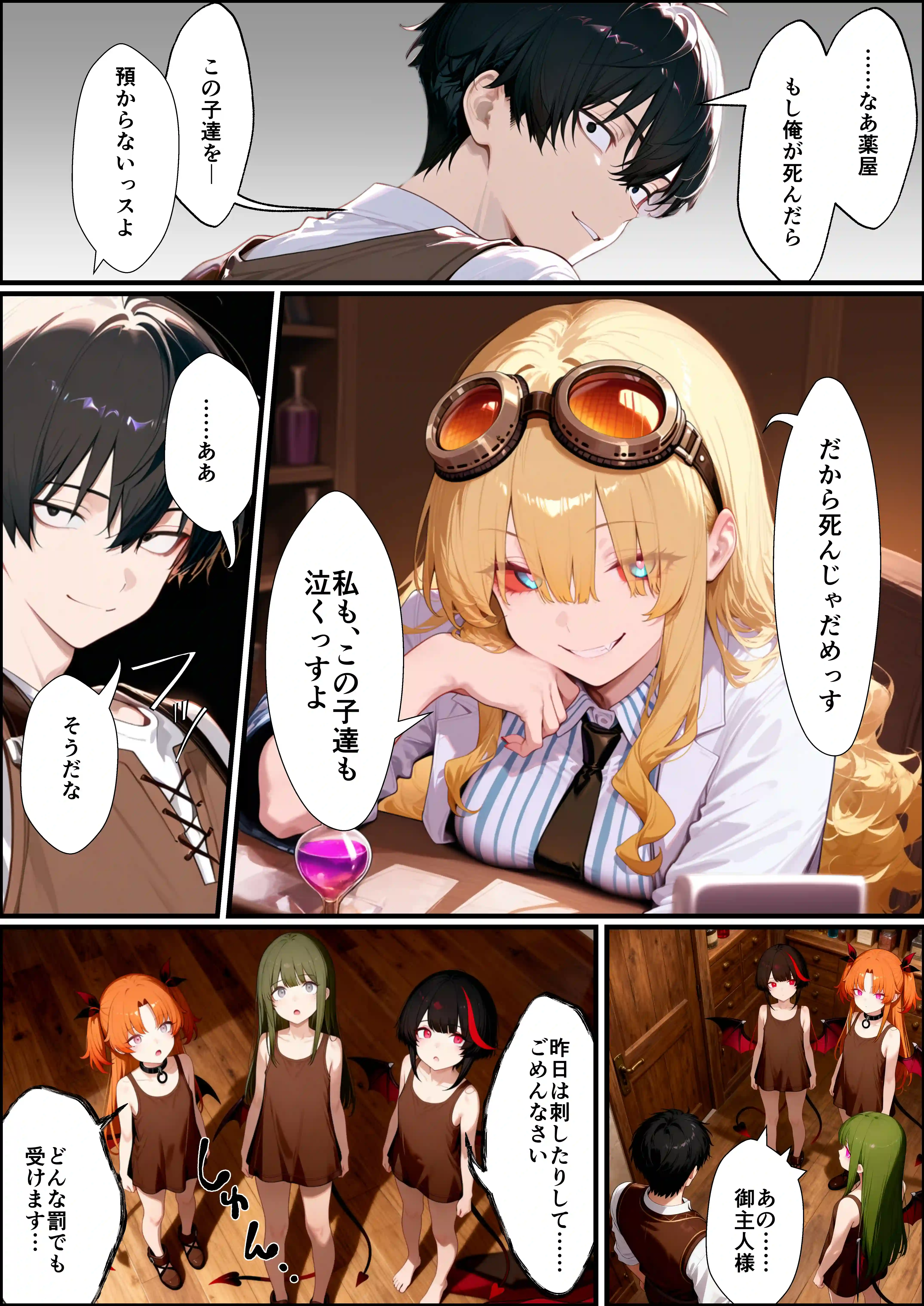 奴◯サキュバスを救って娘同然に育てたらヤンデレになって処女を捧げてきた - 029