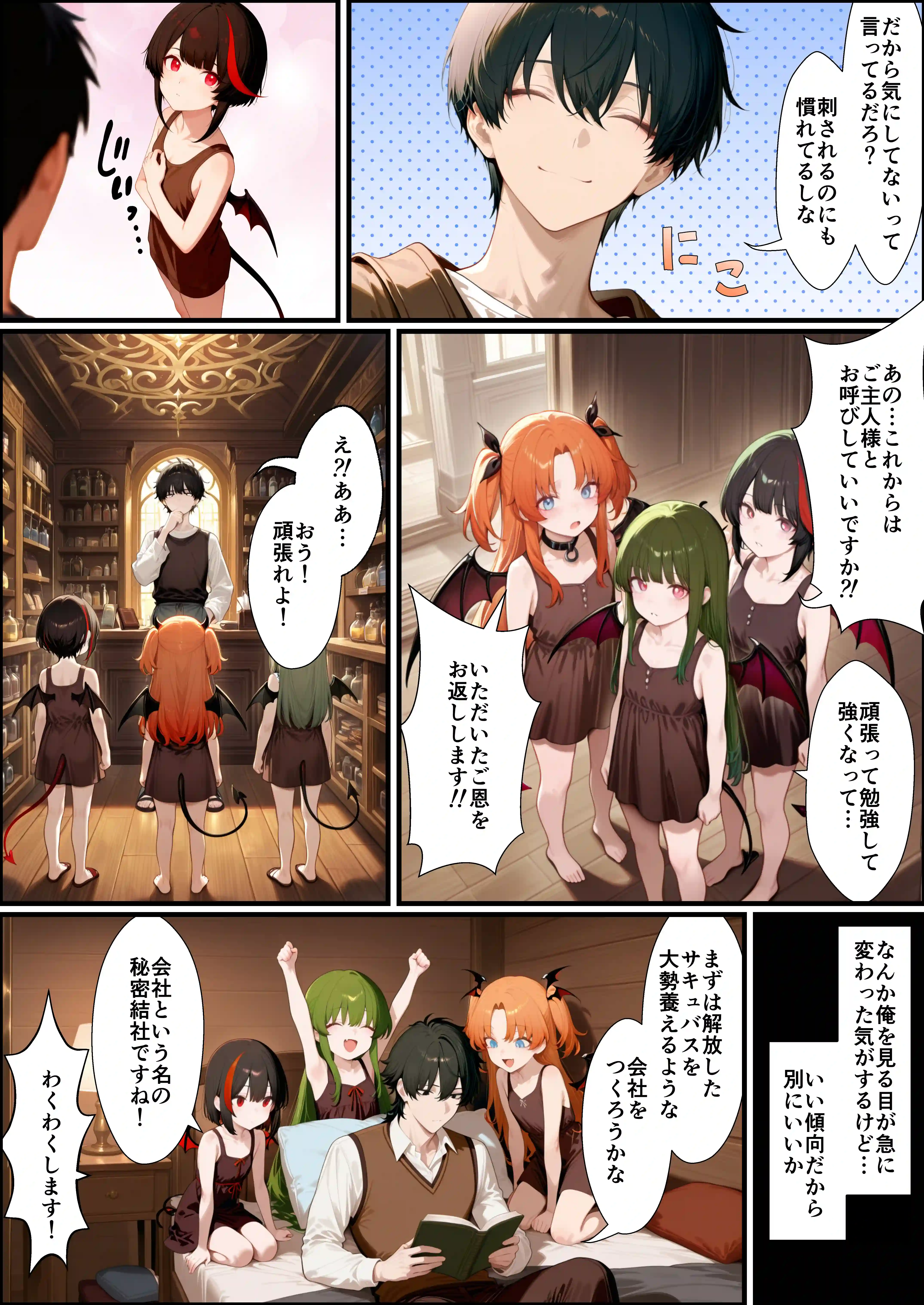 奴◯サキュバスを救って娘同然に育てたらヤンデレになって処女を捧げてきた - 030