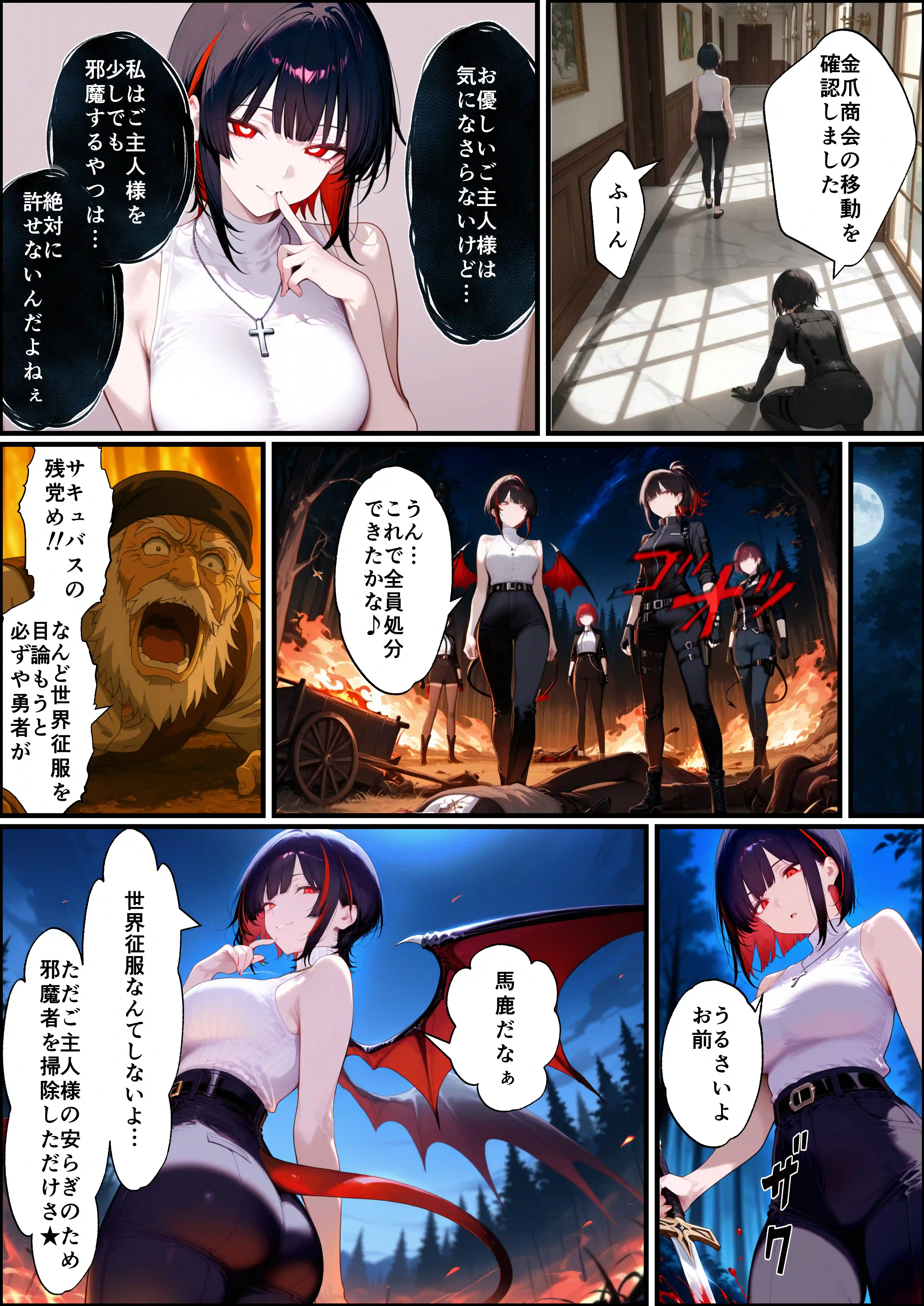 奴◯サキュバスを救って娘同然に育てたらヤンデレになって処女を捧げてきた - 033