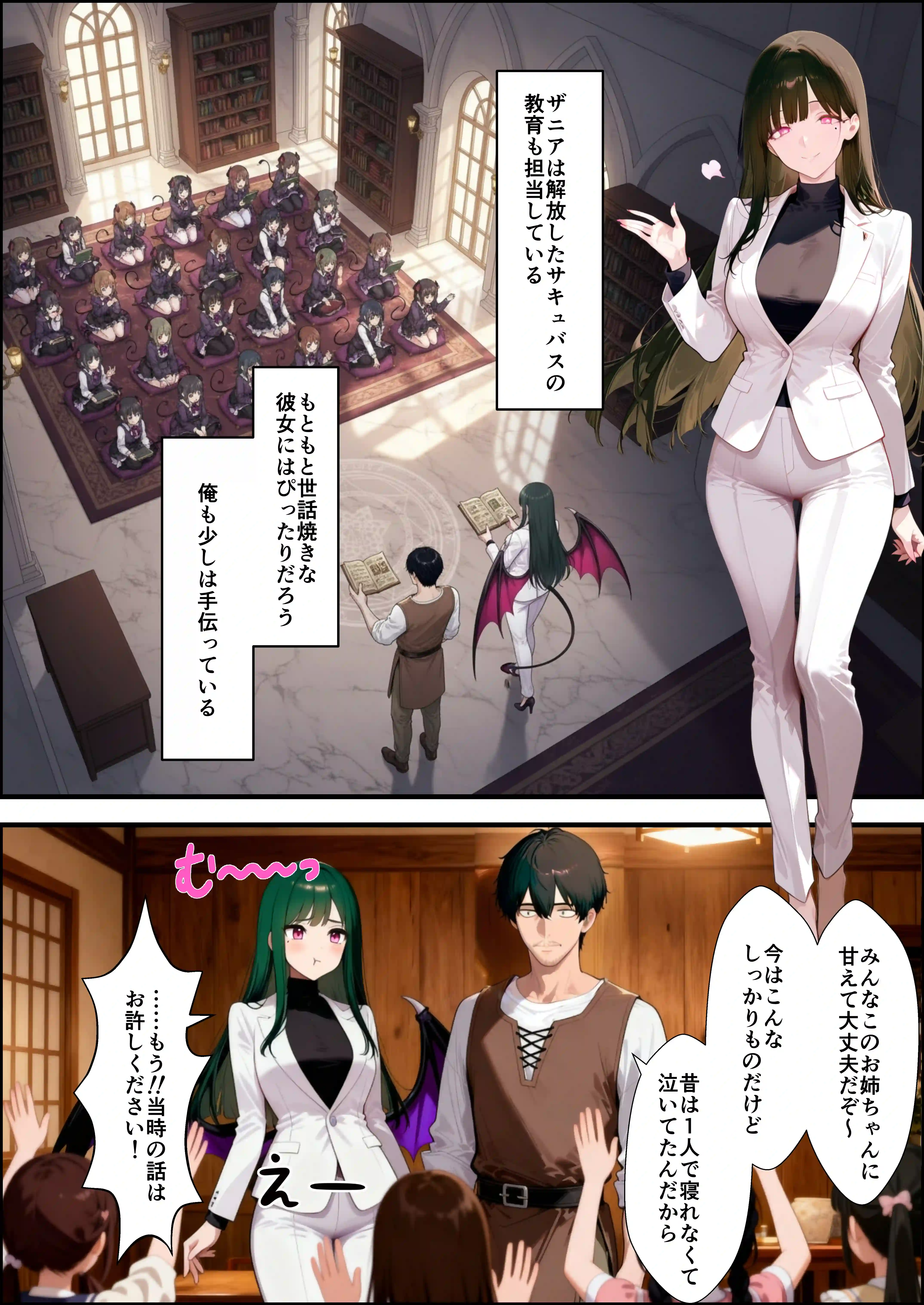 奴◯サキュバスを救って娘同然に育てたらヤンデレになって処女を捧げてきた - 034