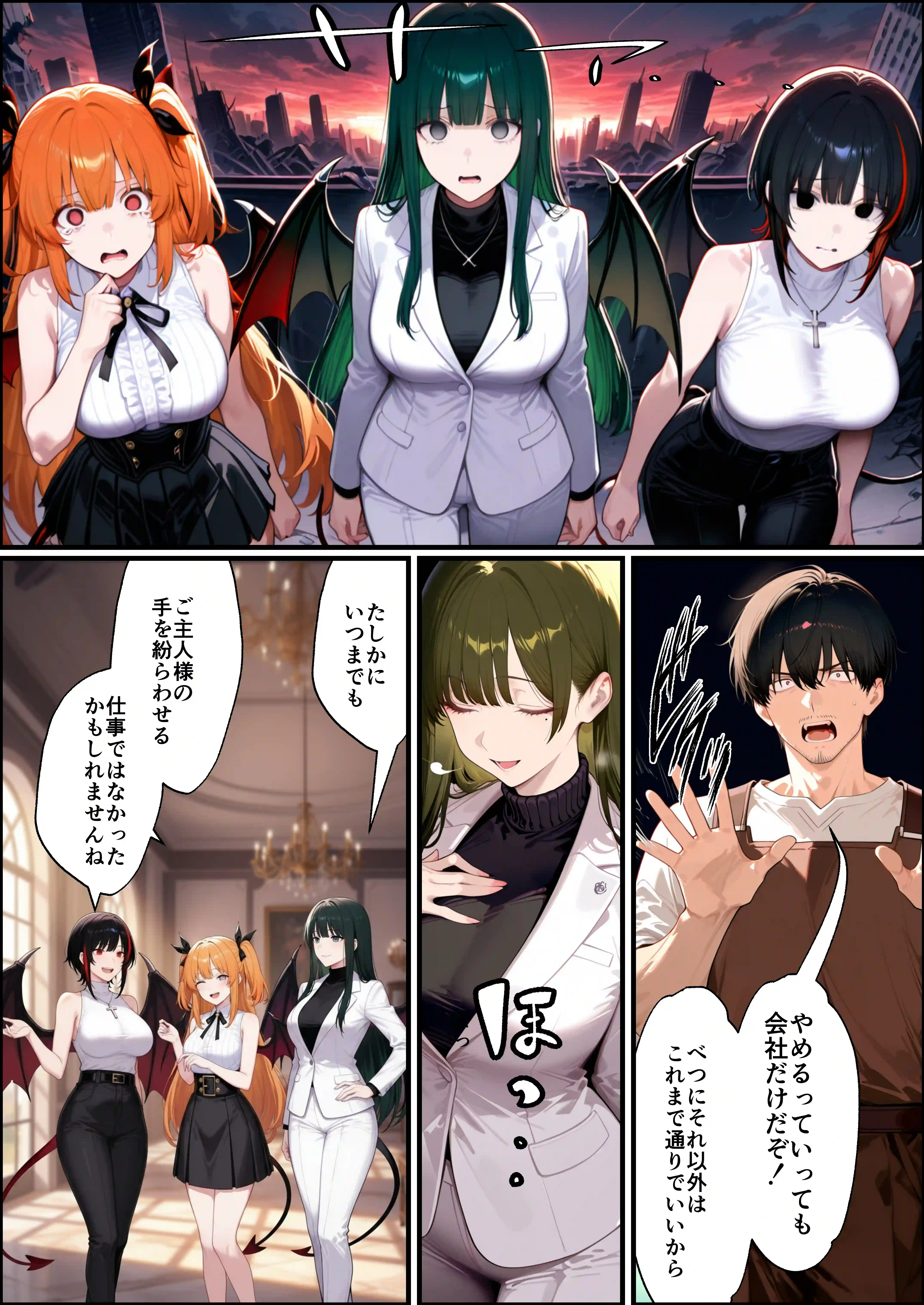 奴◯サキュバスを救って娘同然に育てたらヤンデレになって処女を捧げてきた - 041