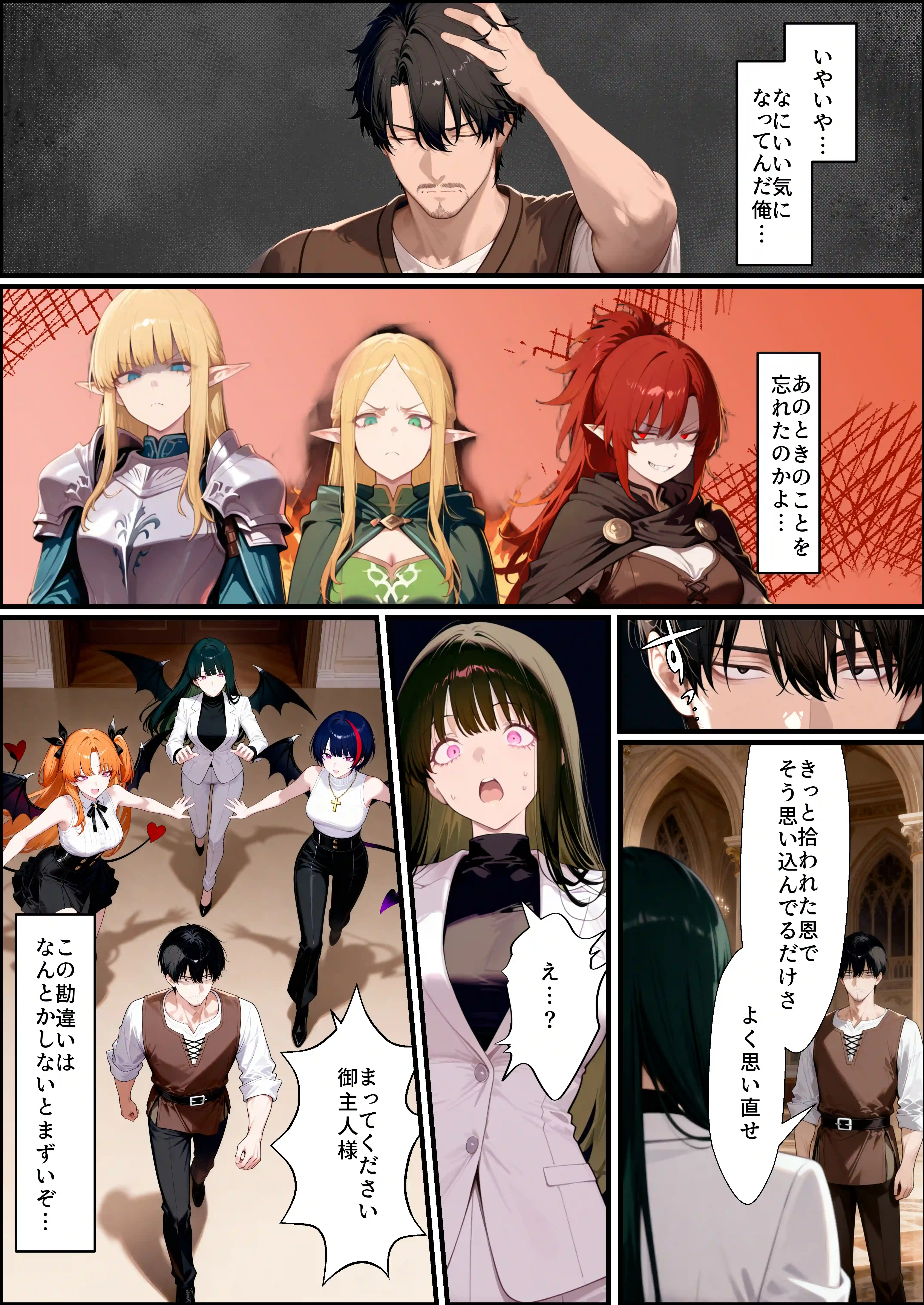 奴◯サキュバスを救って娘同然に育てたらヤンデレになって処女を捧げてきた - 043