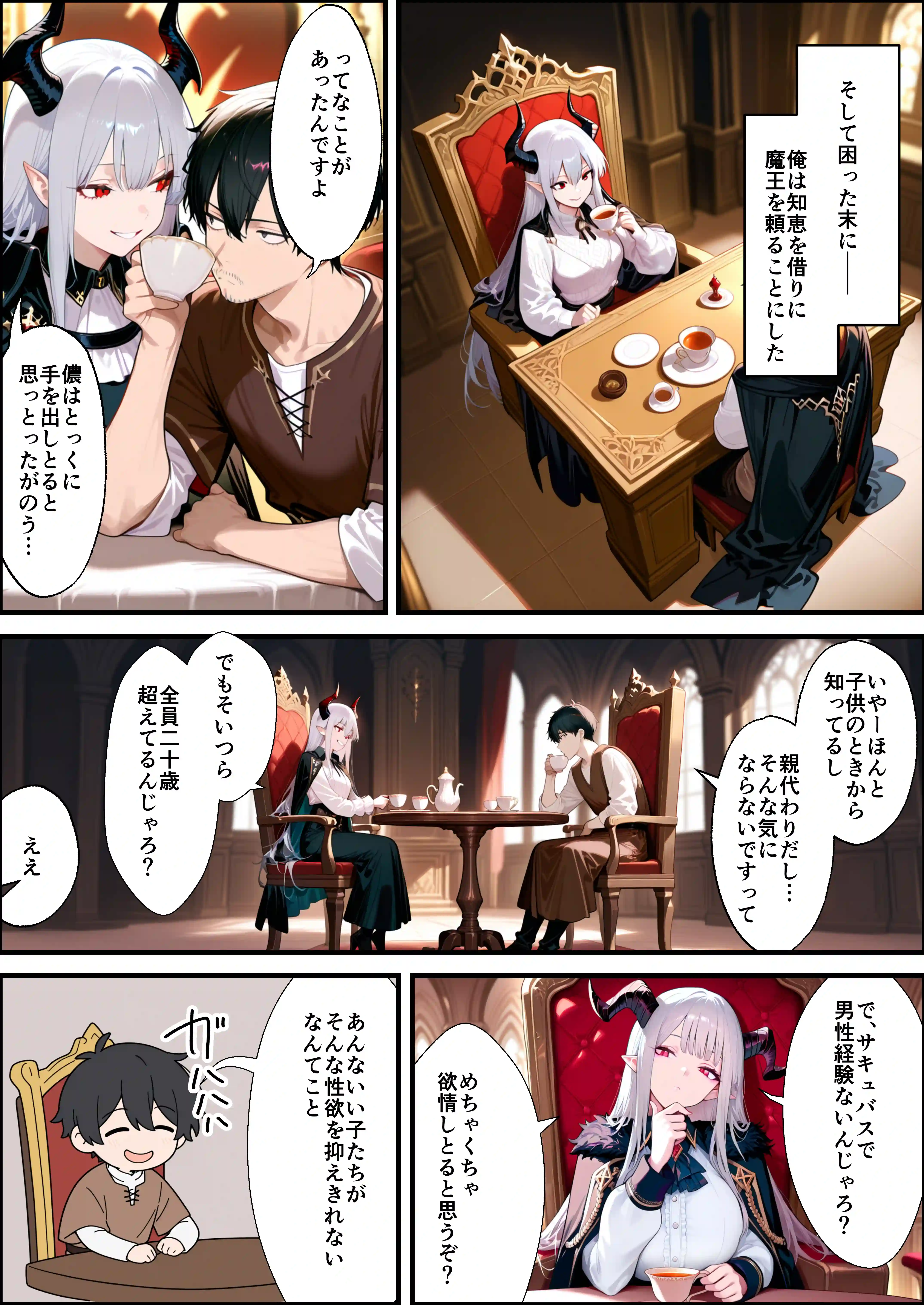 奴◯サキュバスを救って娘同然に育てたらヤンデレになって処女を捧げてきた - 044