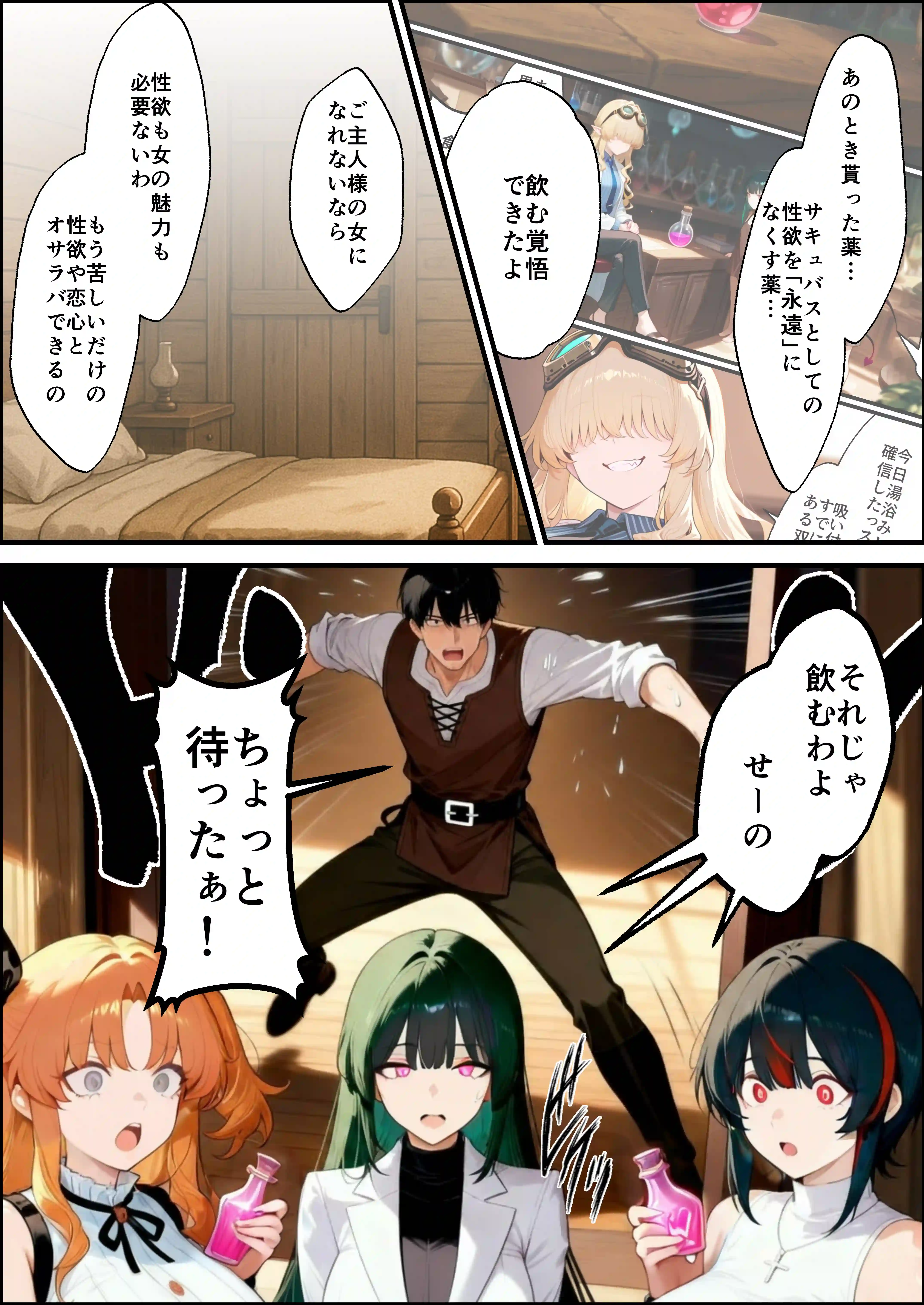 奴◯サキュバスを救って娘同然に育てたらヤンデレになって処女を捧げてきた - 056