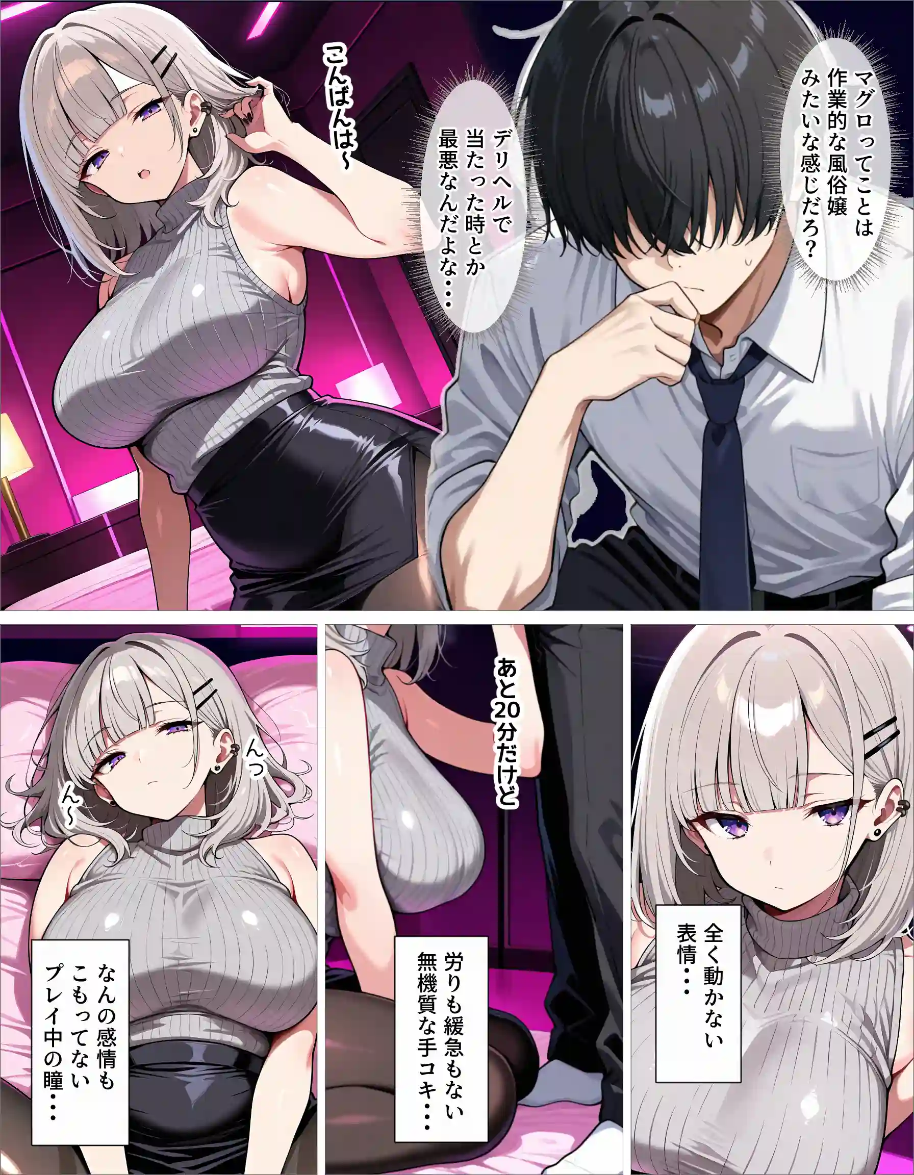 新卒のダウナーギャルが「だる…」って言いながら搾精してくれる話 - 012