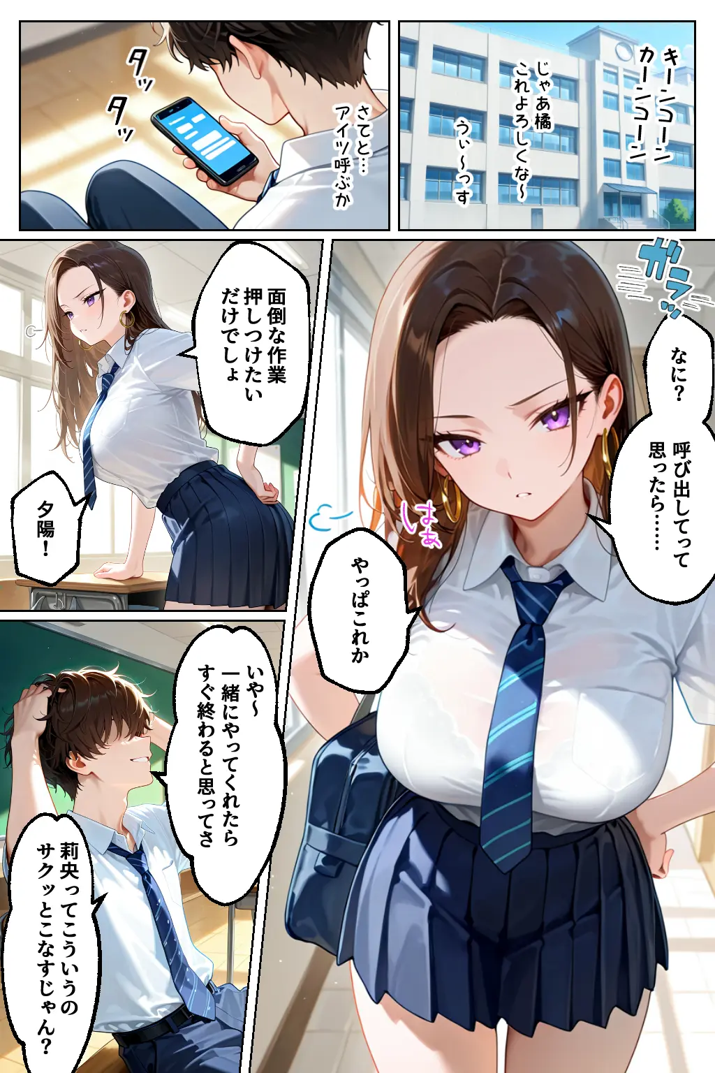 強気だけど実はチョロすぎる幼馴染ギャルー学校編ー - 003