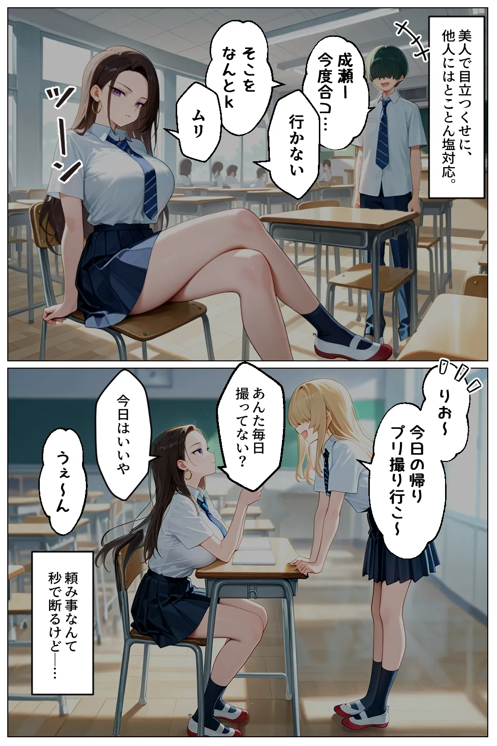 強気だけど実はチョロすぎる幼馴染ギャルー学校編ー - 005