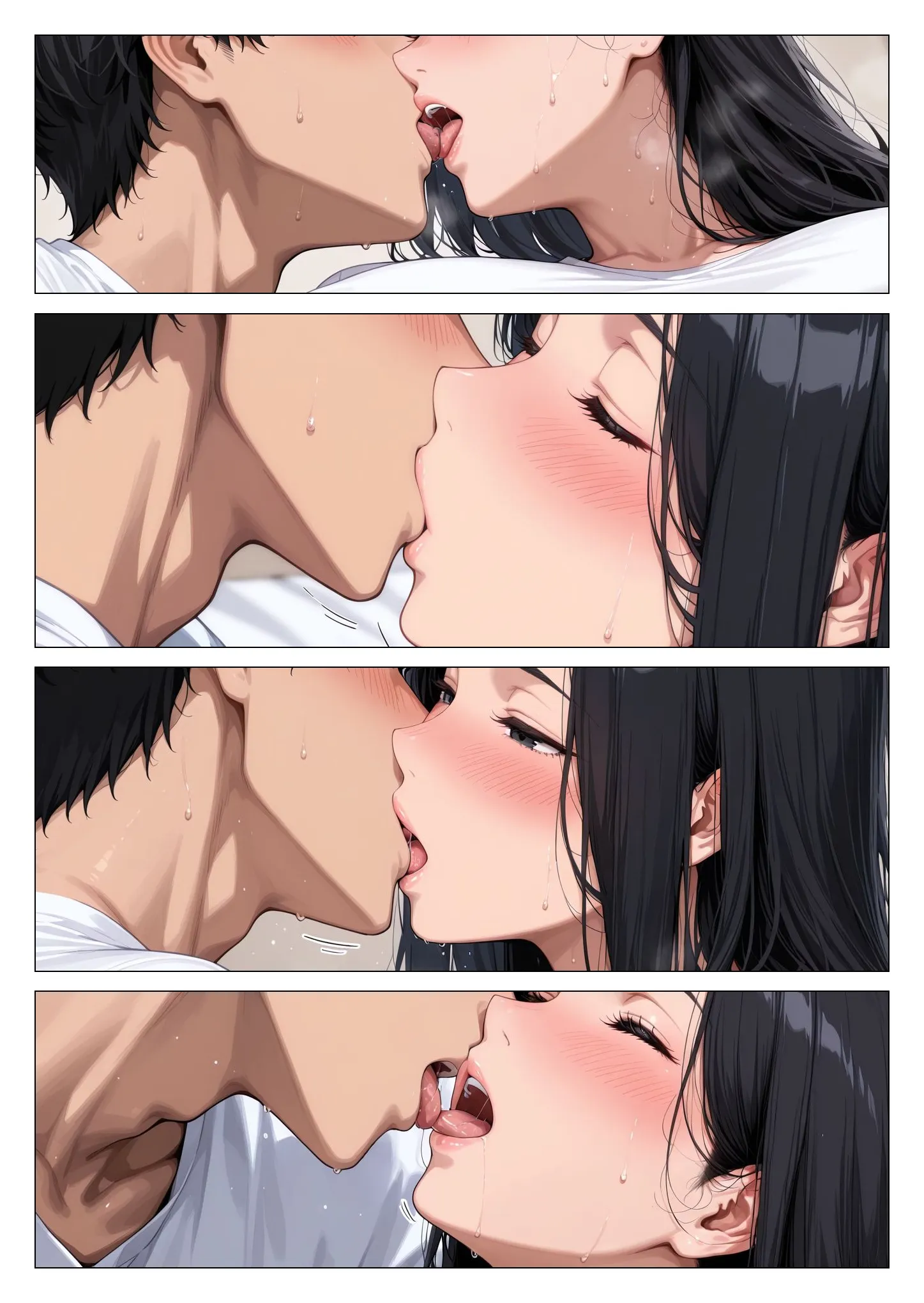 美巨乳黒ギャル人妻＆むちむち清楚系人妻！昭和マ● コの搾精天国 - 020