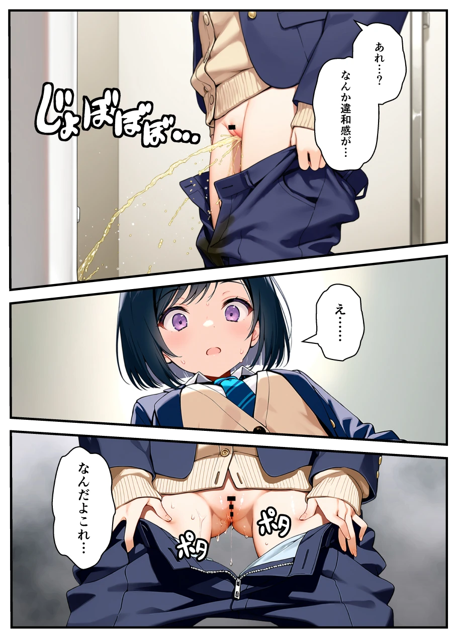 TSさせられた家出中の生徒会長がマチアプでメス堕ちセックスする話 - 015