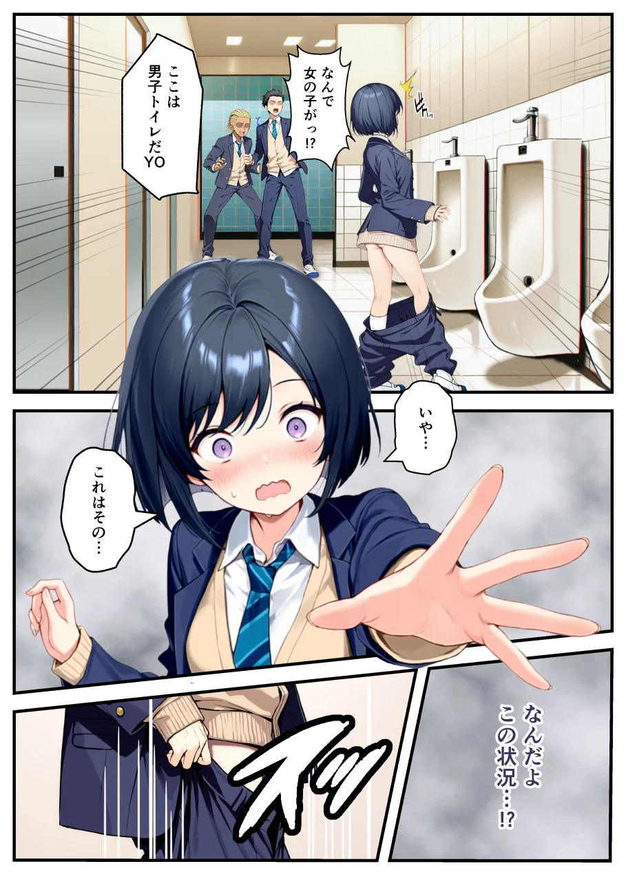 TSさせられた家出中の生徒会長がマチアプでメス堕ちセックスする話 - 017