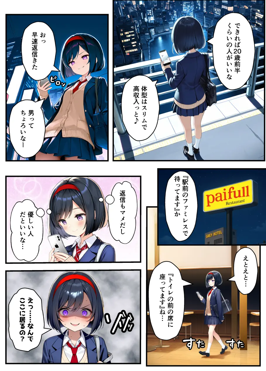 TSさせられた家出中の生徒会長がマチアプでメス堕ちセックスする話 - 051